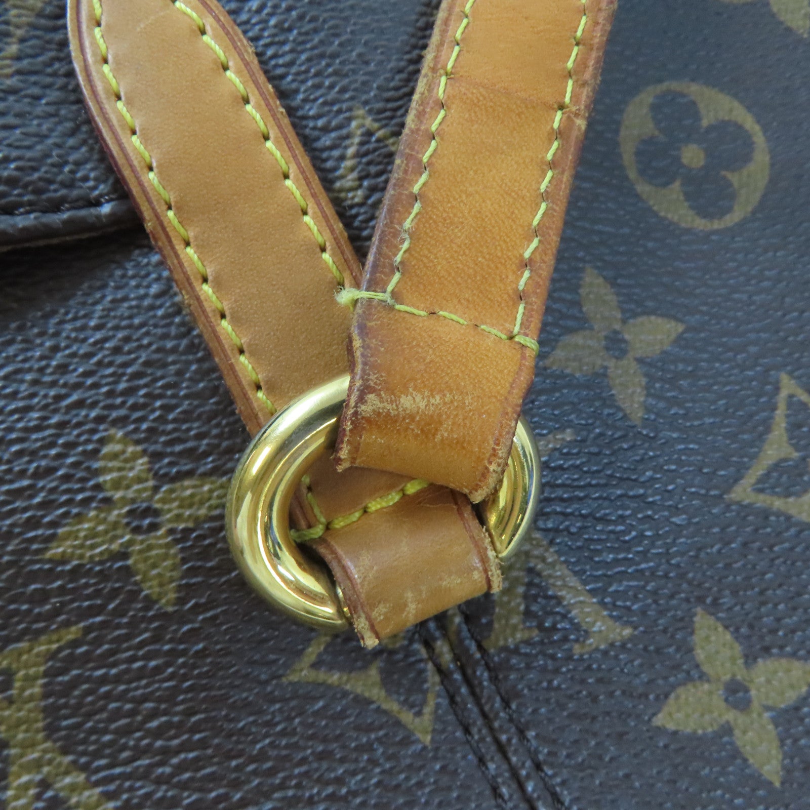 LOUIS VUITTON 【激減優惠】Monogram Totally MM金扣肩背袋啡色
