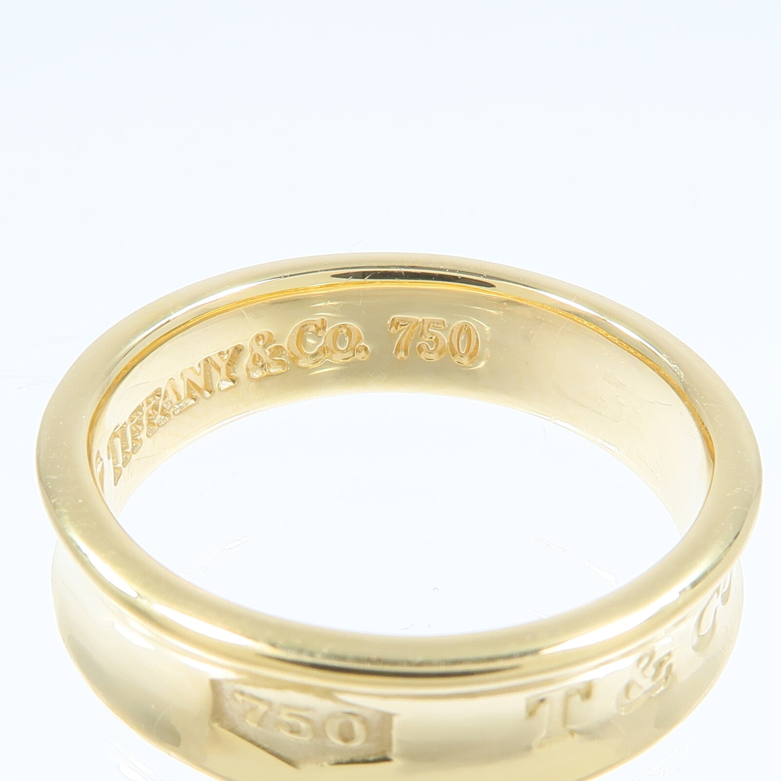 TIFFANY＆CO 18K黃金1837 Ring戒指