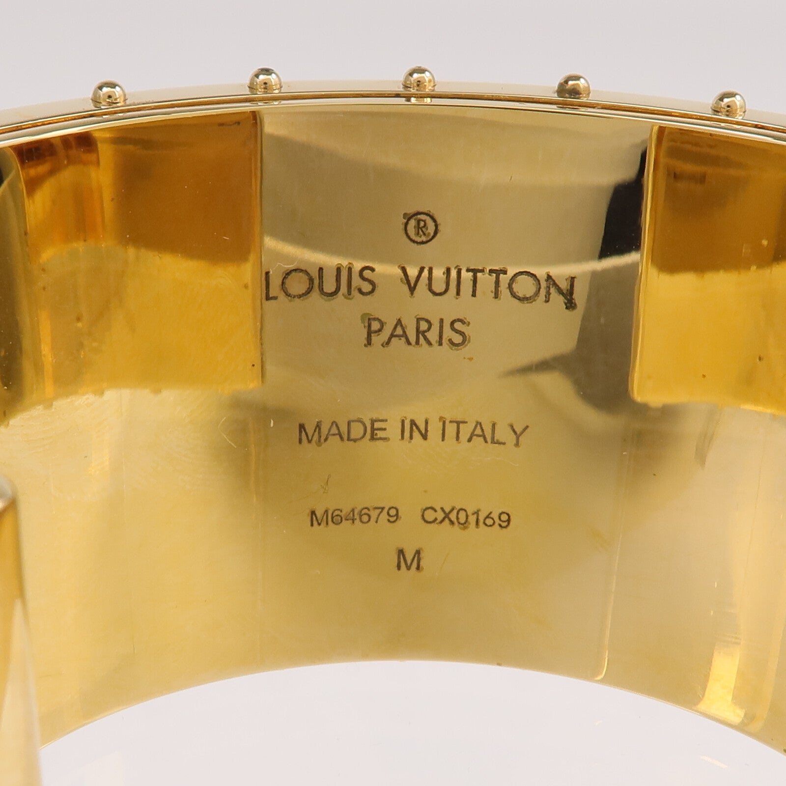 LOUIS VUITTON Monogram/金屬Bracelet/Bangle手鐲