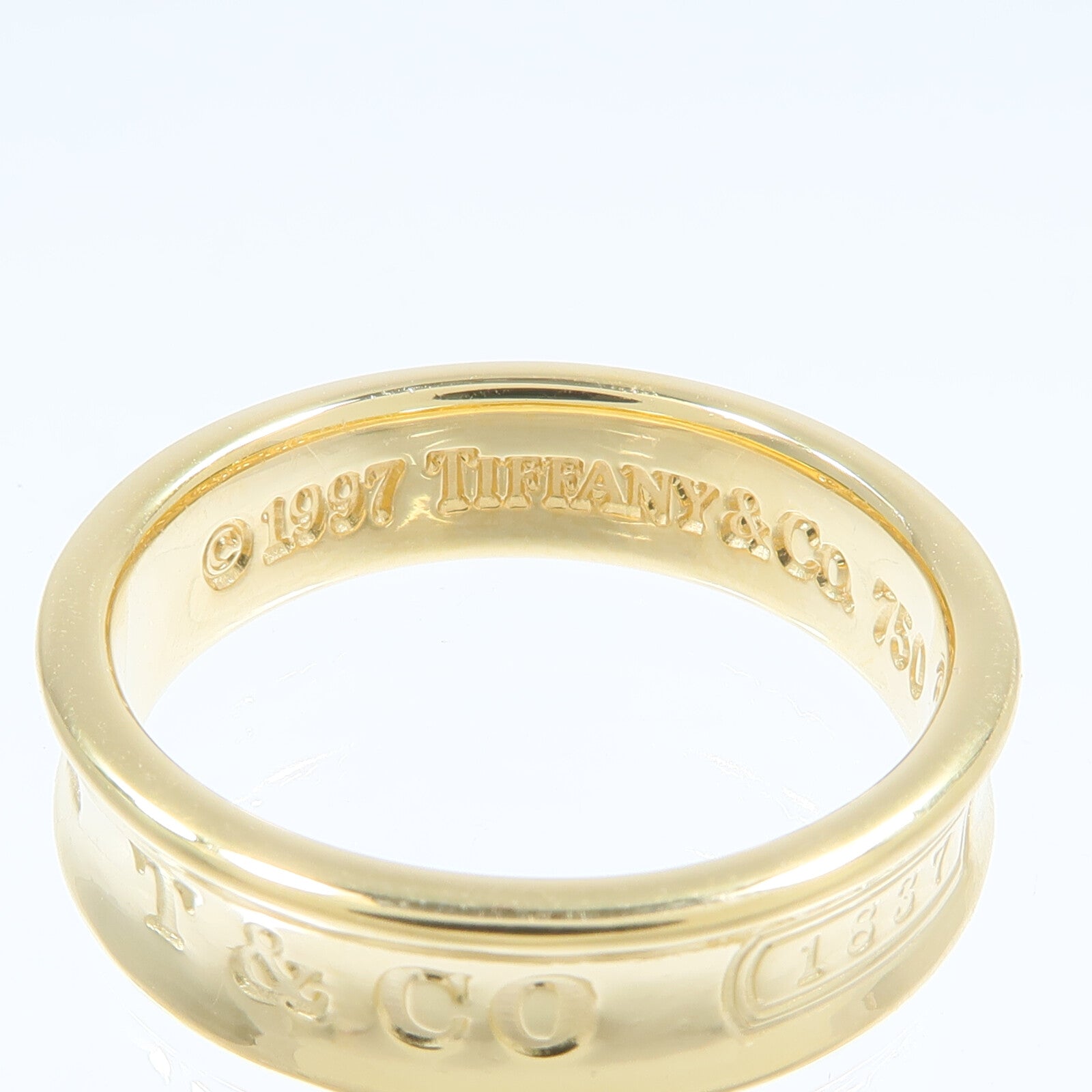 TIFFANY＆CO 18K黃金1837 Ring戒指