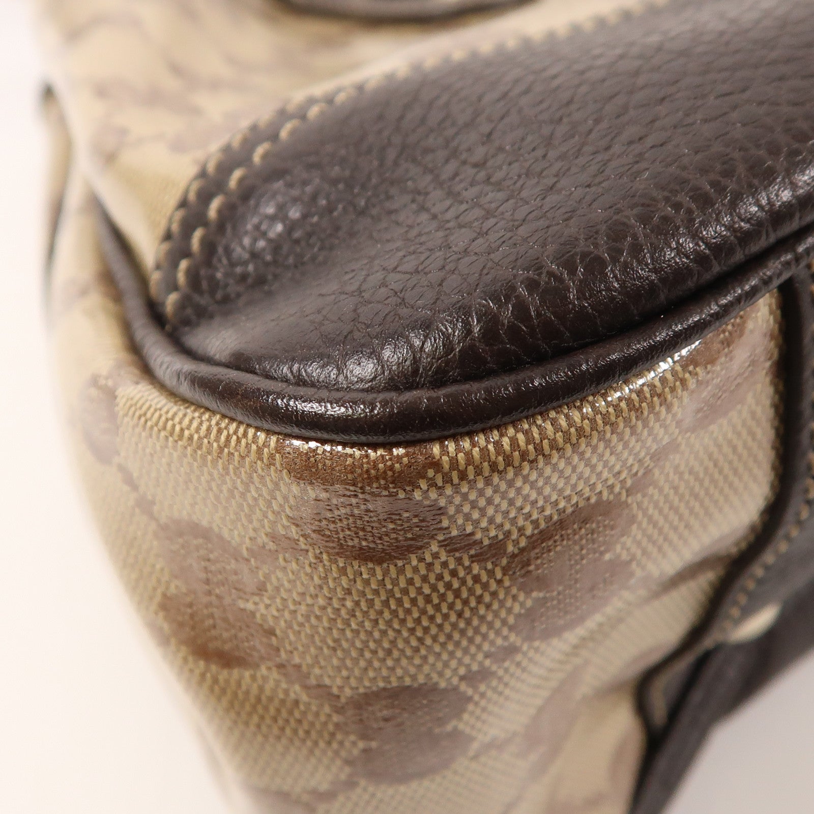 GUCCI PVC Shoulder Bag金扣肩背袋