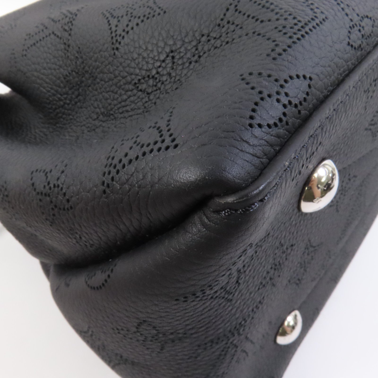 LOUIS VUITTON Mahina Bella Tote銀扣鏈帶手挽肩背兩用袋