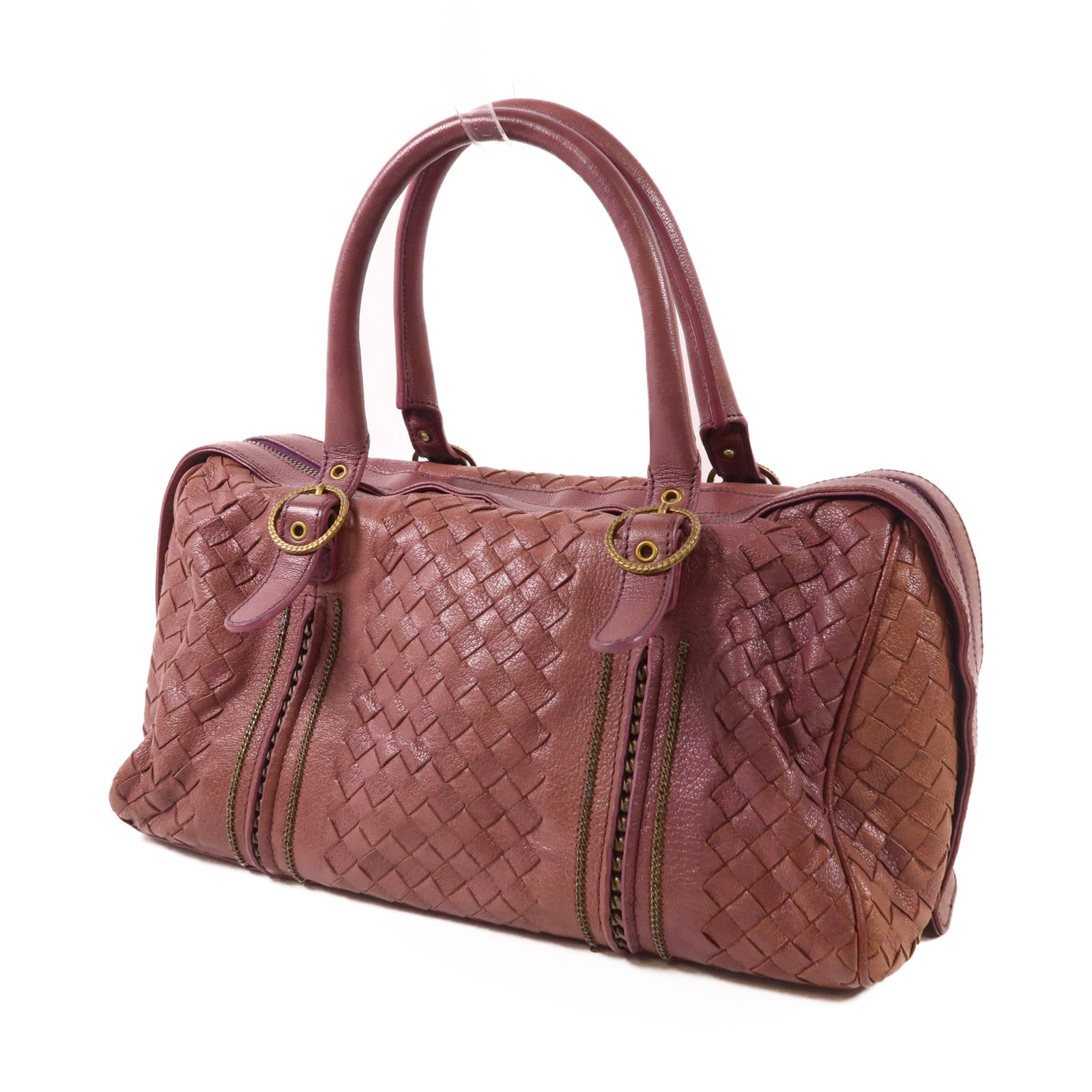 BOTTEGA VENETA 牛皮皮革Handbag金扣手挽袋