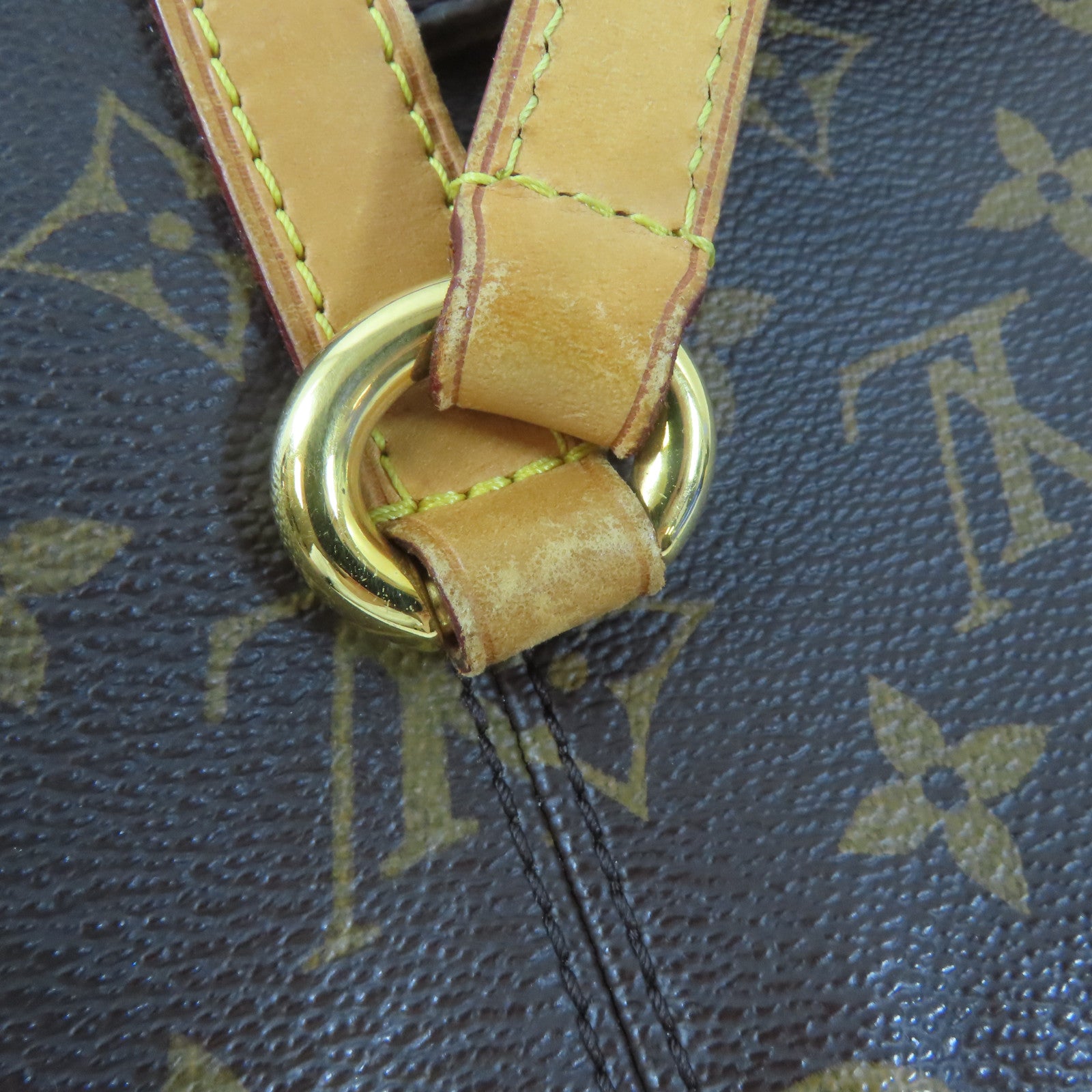 LOUIS VUITTON 【激減優惠】Monogram Totally MM金扣肩背袋啡色