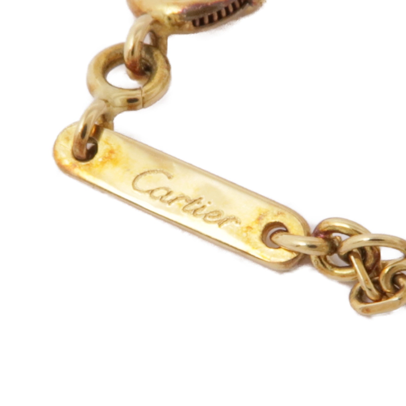 CARTIER【激減優惠】 18K黃金C Heart Necklace項鍊