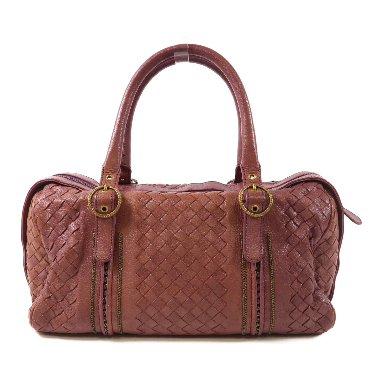 BOTTEGA VENETA 牛皮皮革Handbag金扣手挽袋