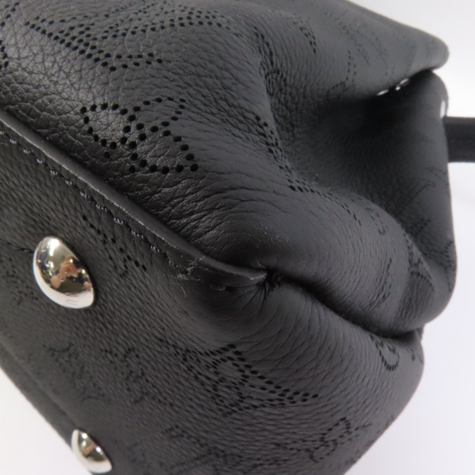 LOUIS VUITTON Mahina Bella Tote銀扣鏈帶手挽肩背兩用袋