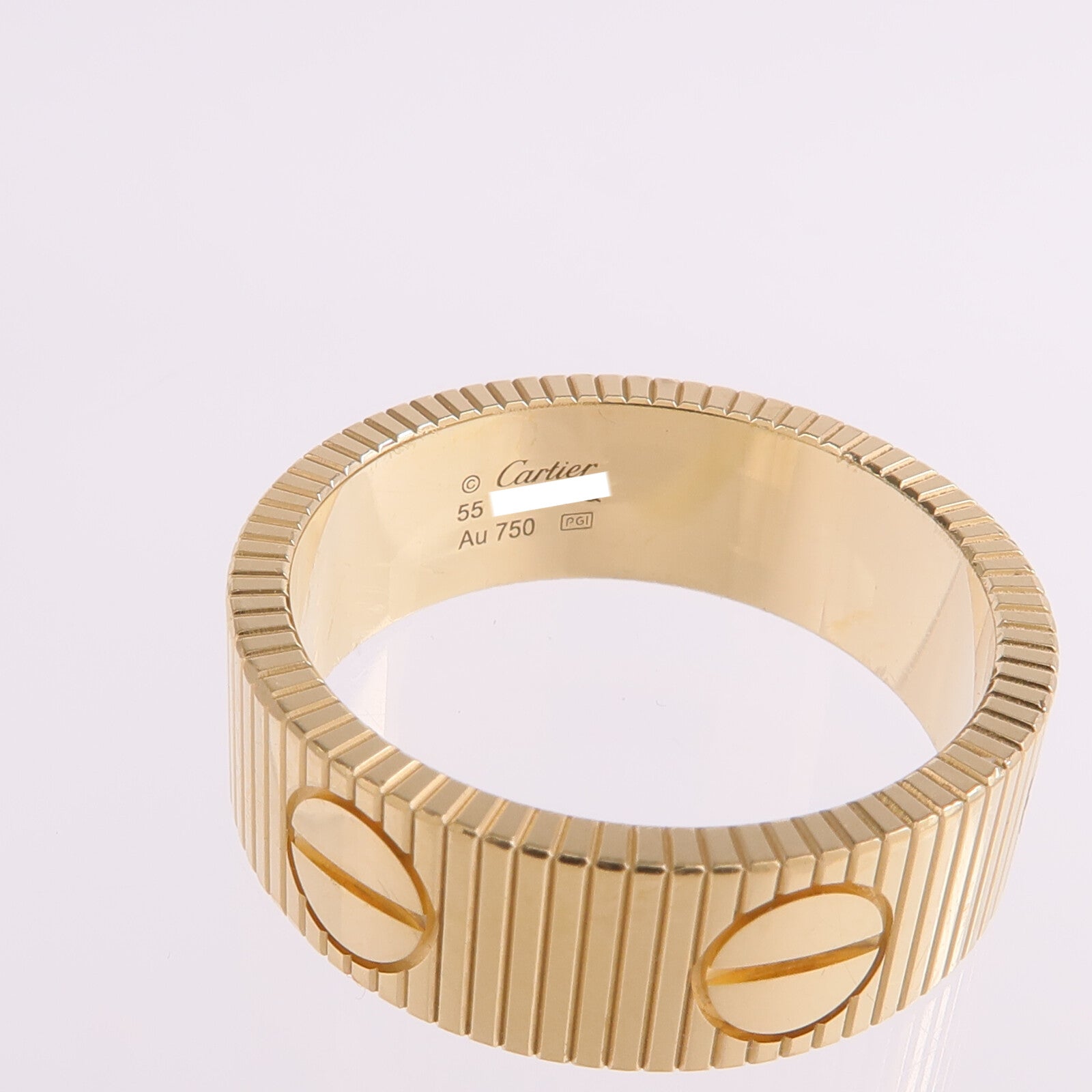 CARTIER 18K黃金Love Unlimited Ring戒指Cartier#55/US#7.5