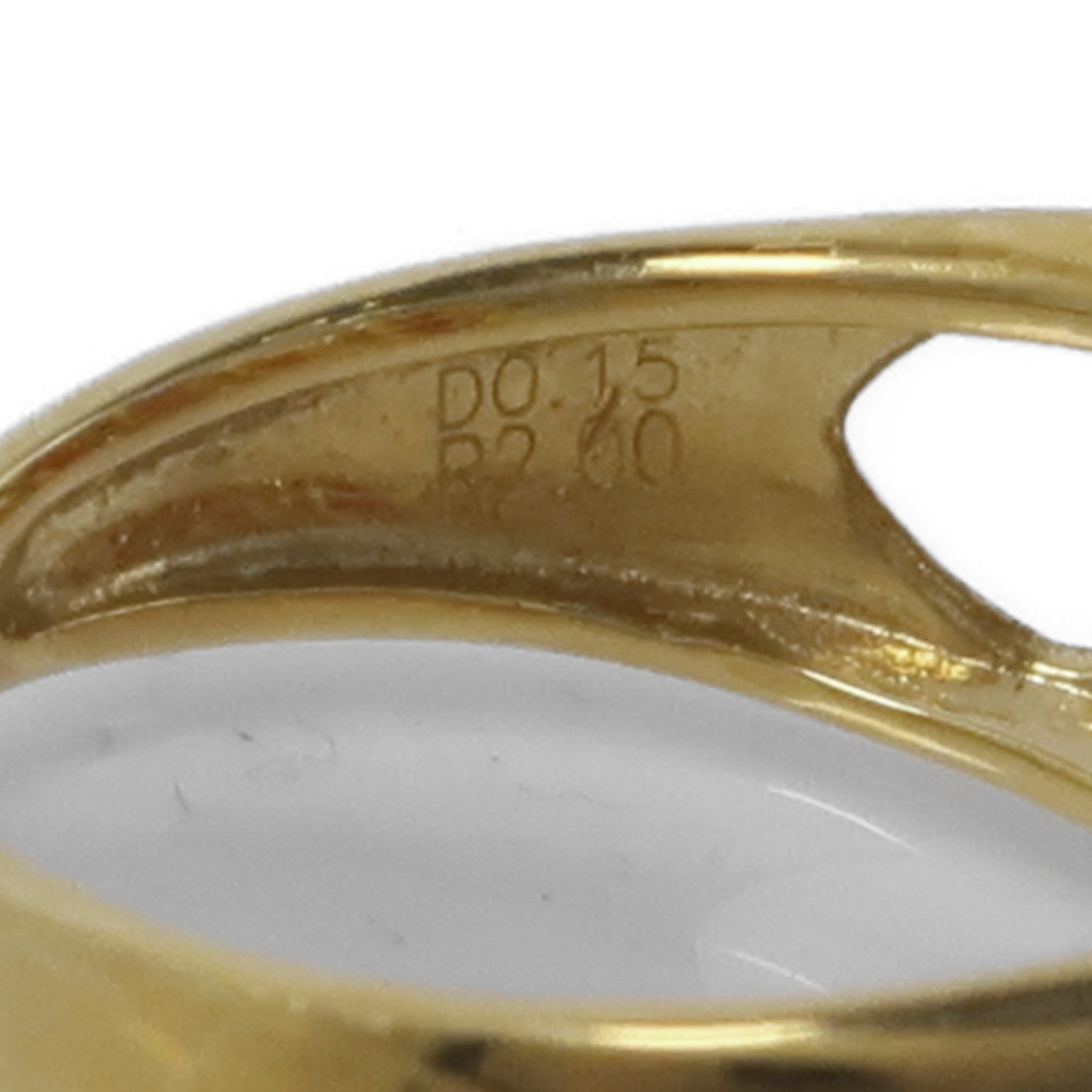 JEWELRY 18K黃金Ruby Ring紅寶石/鑽石戒指US#7