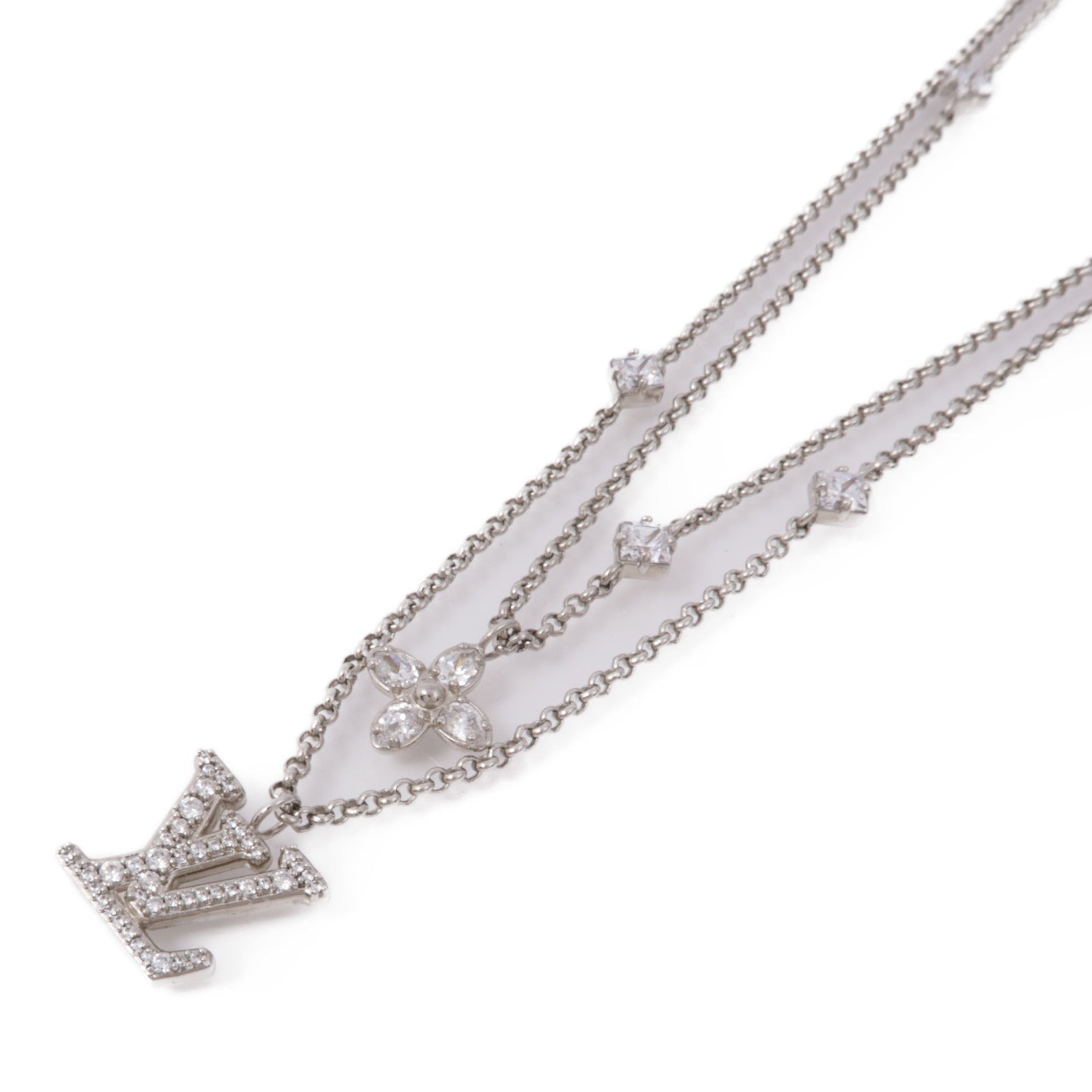 LOUIS VUITTON 金屬Lady LV Necklace項鍊