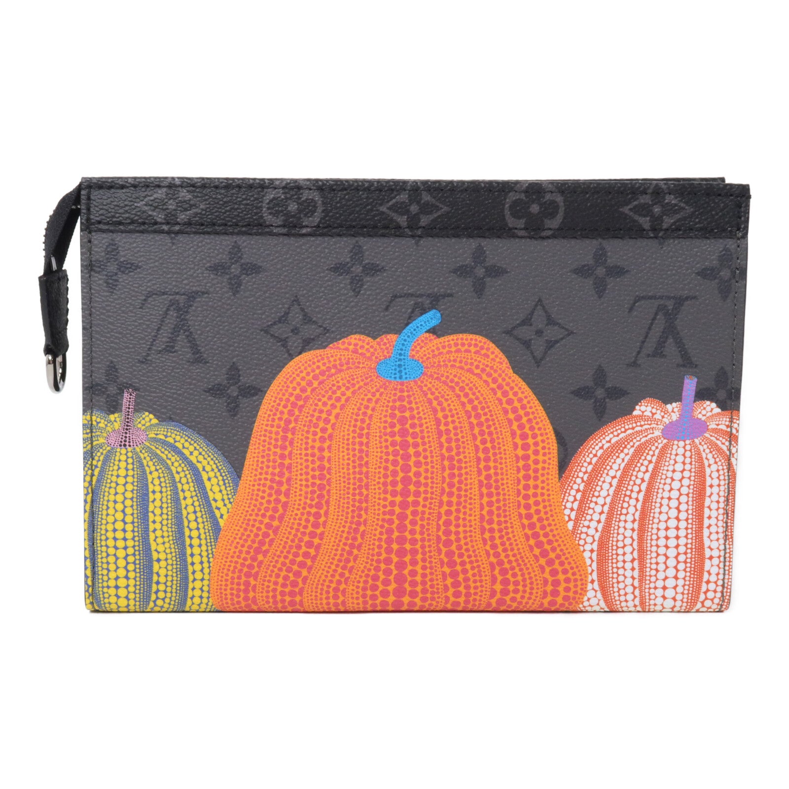 LOUIS VUITTON Monogram Eclipse LV x YK Gaston肩背袋