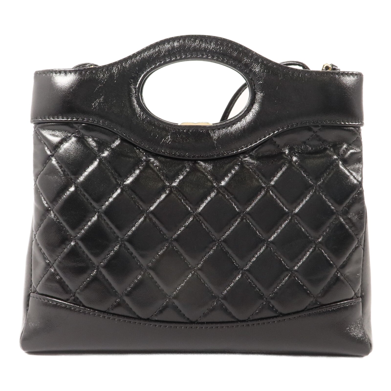 CHANEL 牛皮皮革31 Mini Shopping手挽肩背兩用袋