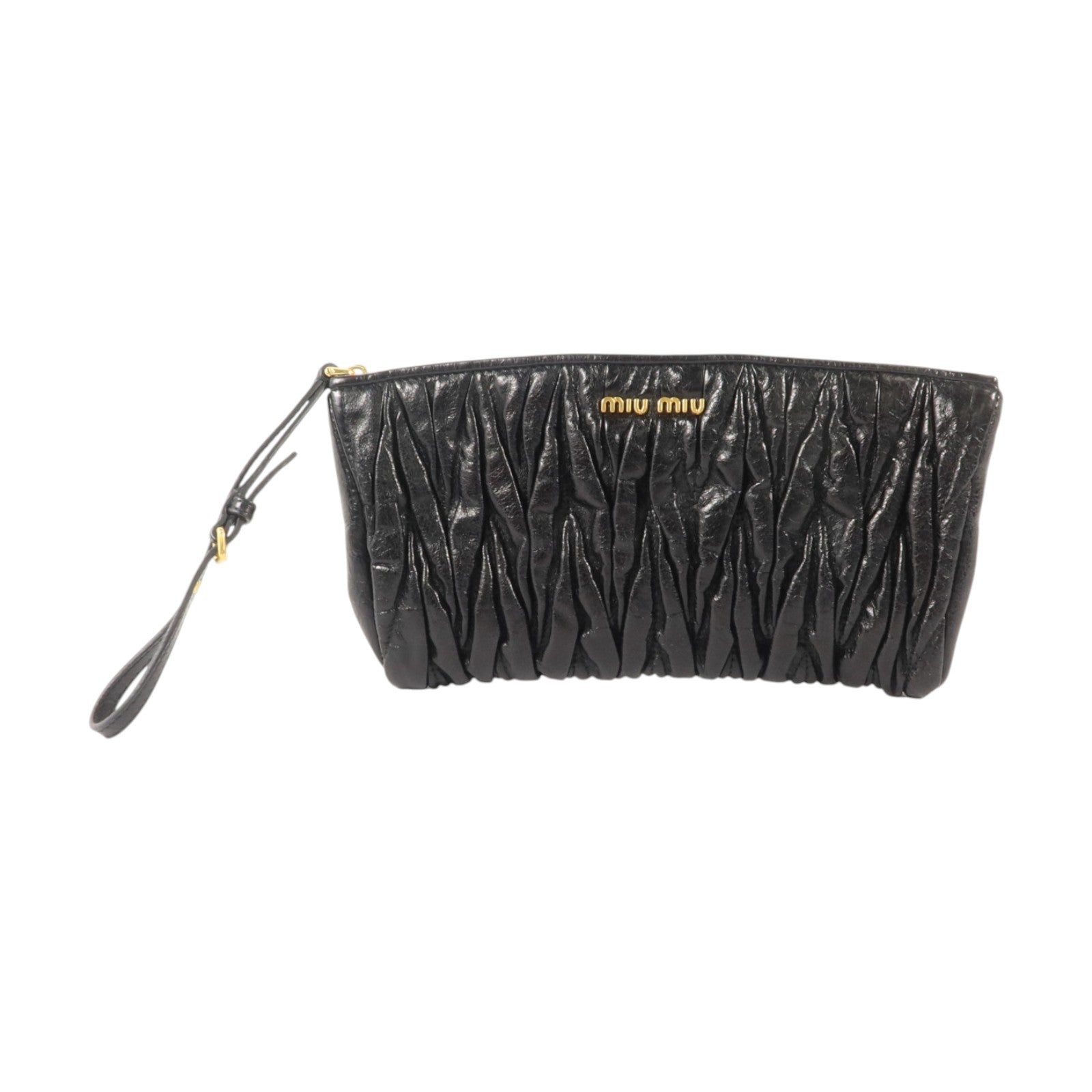 Miu Miu 羊皮皮革Clutch Bag金扣手拿包