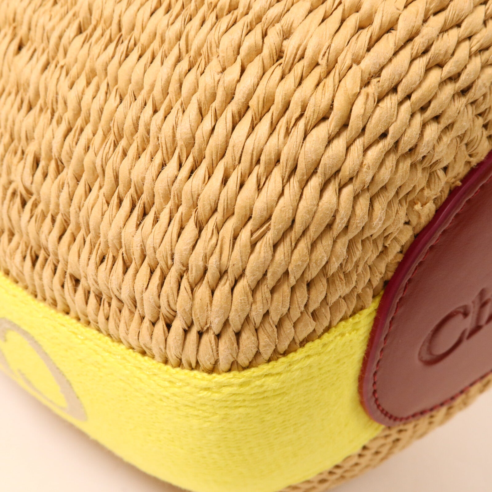 Chloe Raffia Woody Raffia Basket Bag手挽肩背兩用袋