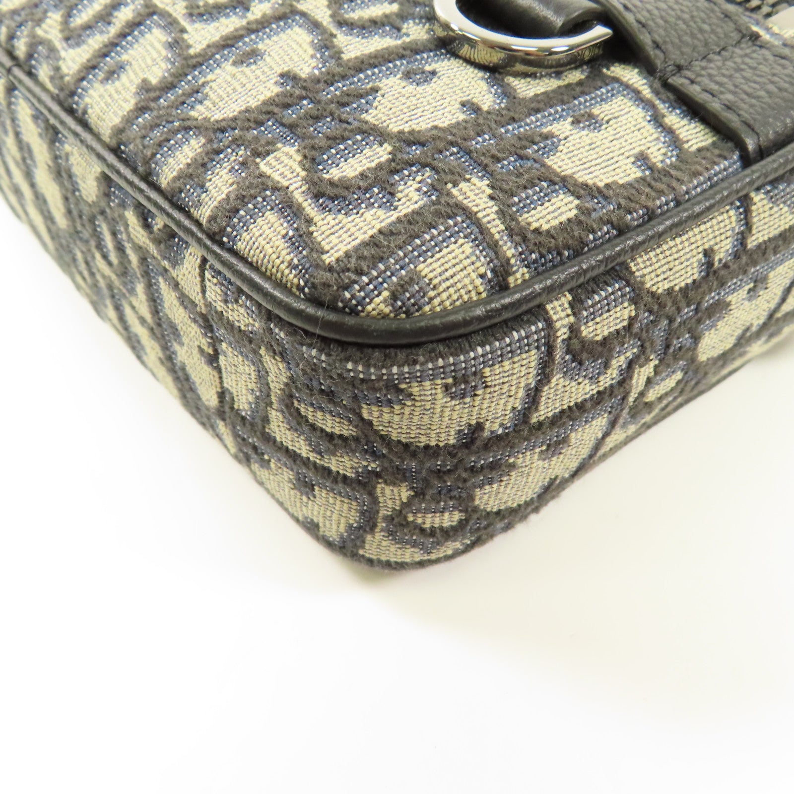 Dior Oblique帆布Mini Safari Messenger Bag銀扣肩背袋
