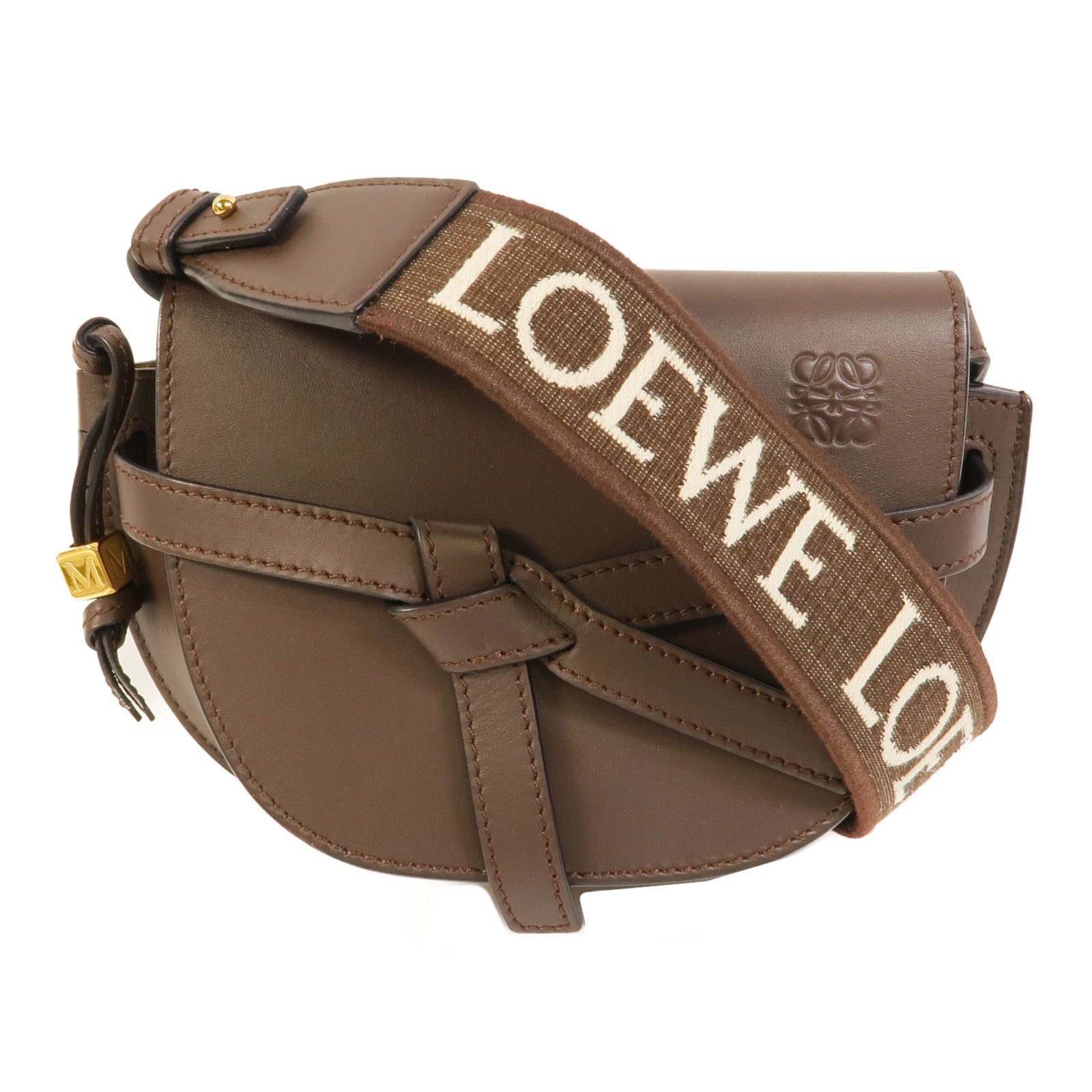 LOEWE 牛皮皮革Mini Gate肩背袋