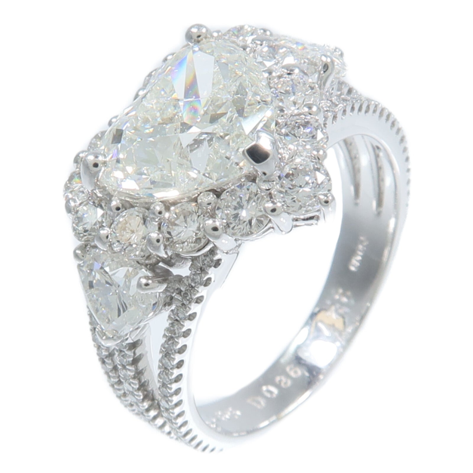 JEWELRY 18K白金Diamond Ring鑽石戒指