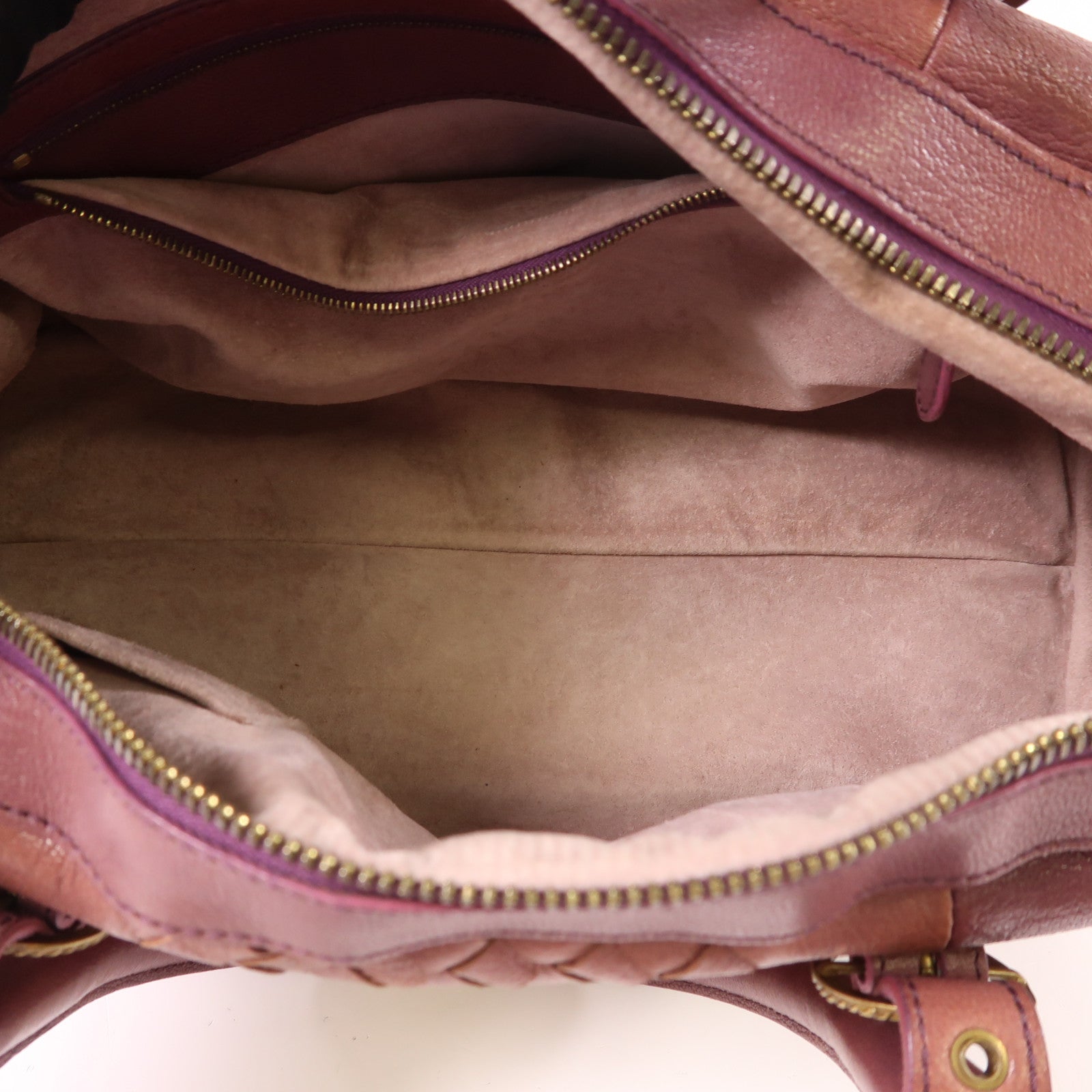 BOTTEGA VENETA 牛皮皮革Handbag金扣手挽袋