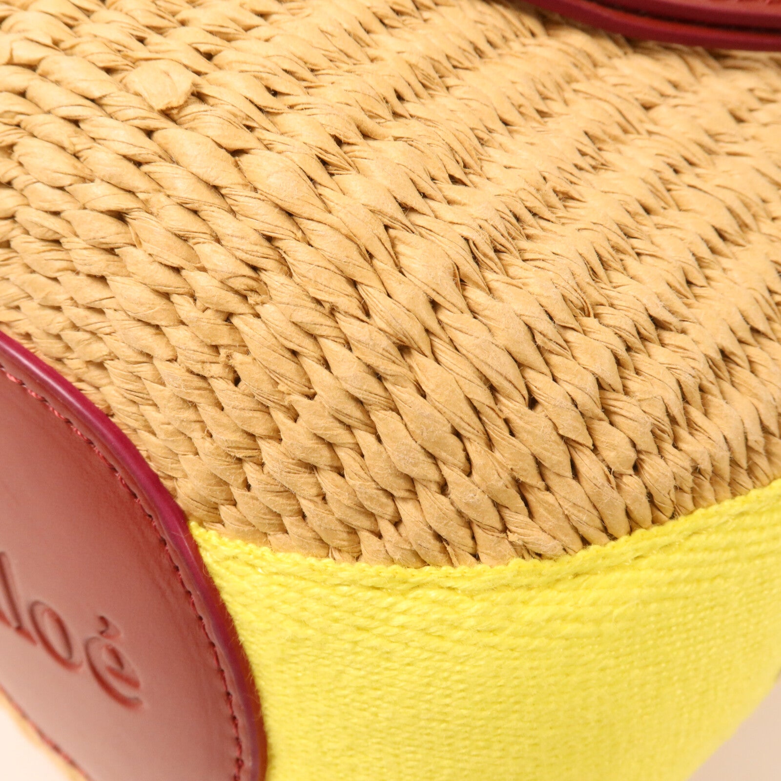 Chloe Raffia Woody Raffia Basket Bag手挽肩背兩用袋