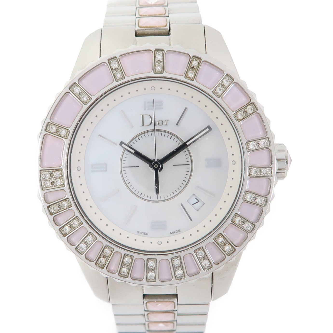 Dior Watch不鏽鋼手錶石英機芯珠光色