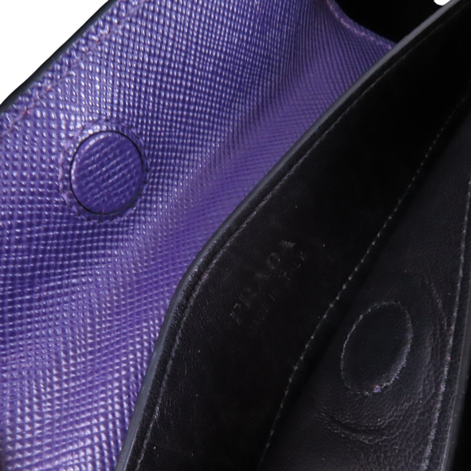 PRADA Saffiano皮革Double金扣手挽肩背兩用袋