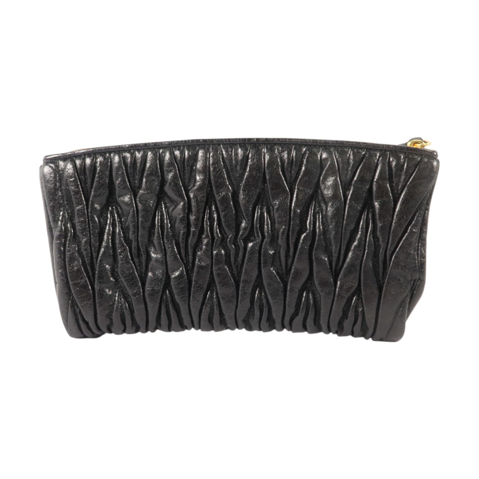 Miu Miu 羊皮皮革Clutch Bag金扣手拿包
