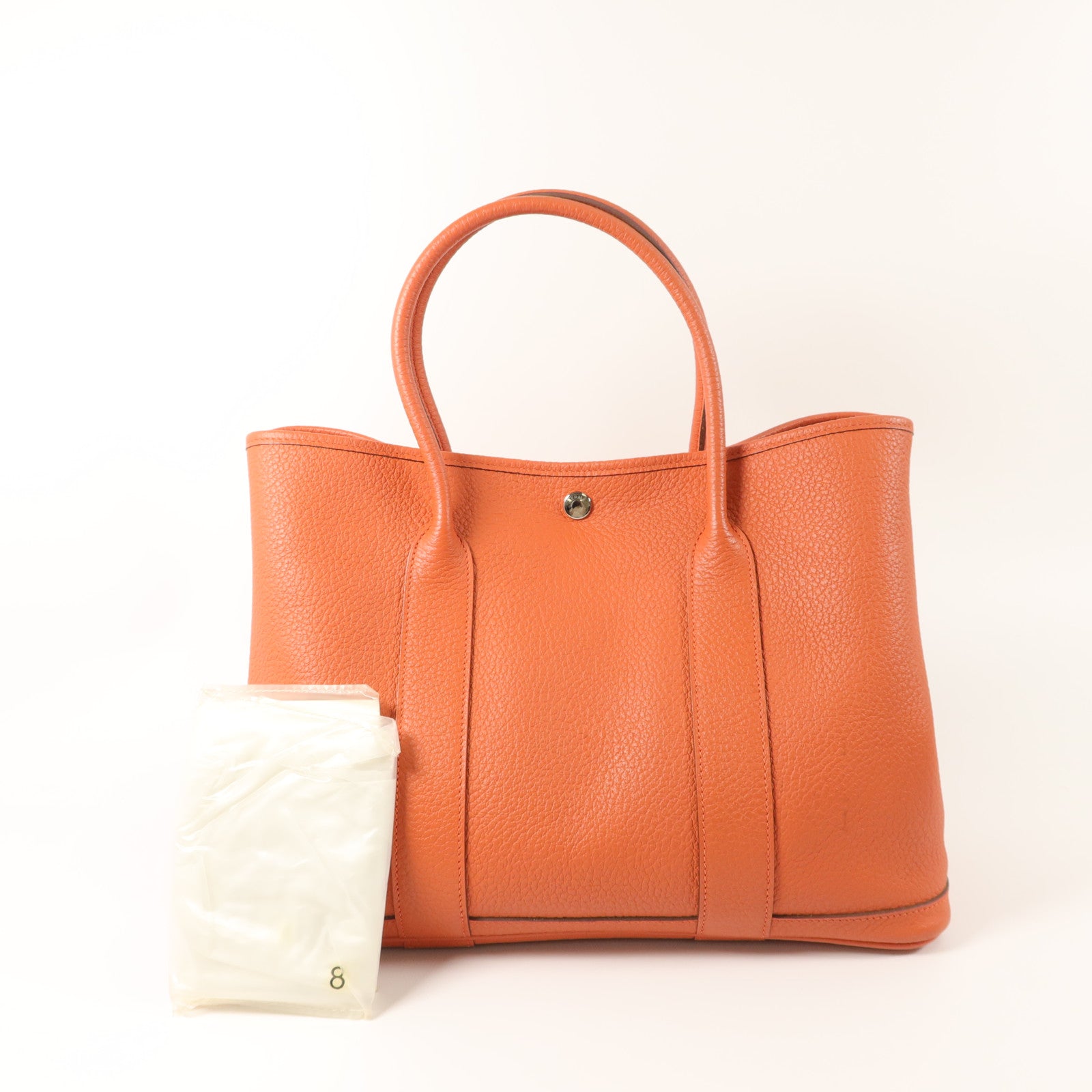HERMES Negonda皮革Garden Party PM手挽袋Sanguine