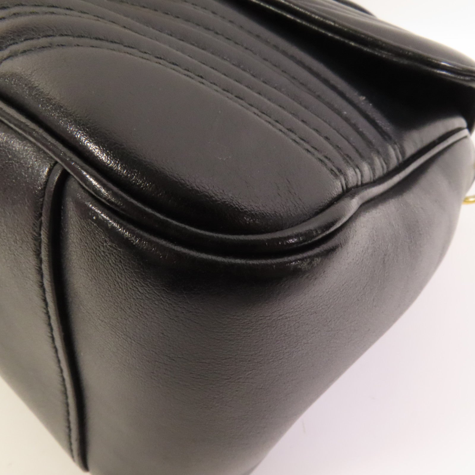 GUCCI 牛皮皮革GG Marmont Small金扣手挽肩背兩用袋