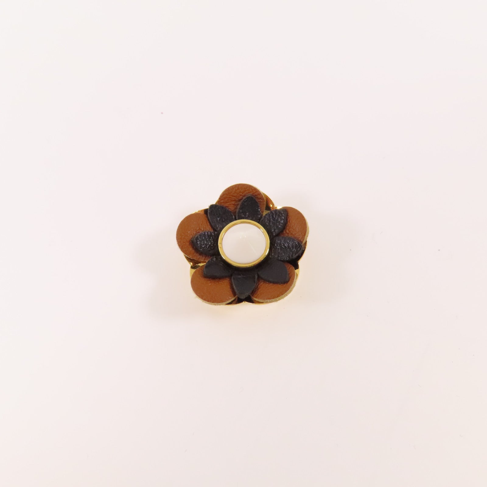 FENDI 【激減優惠】金屬/皮革Brooch胸針