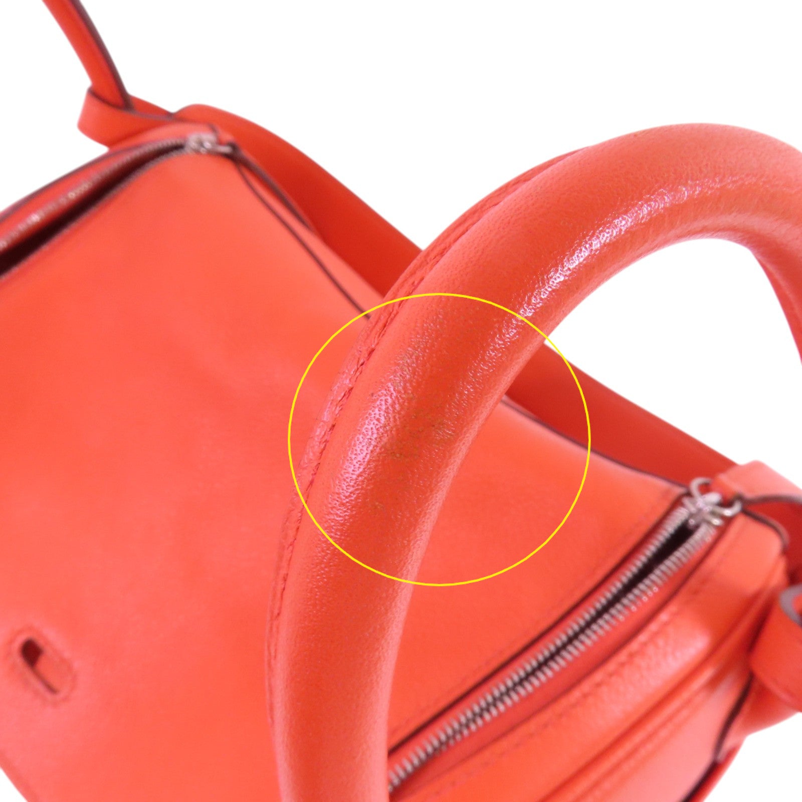 HERMES Evercolor皮革Lindy 26銀扣肩背袋