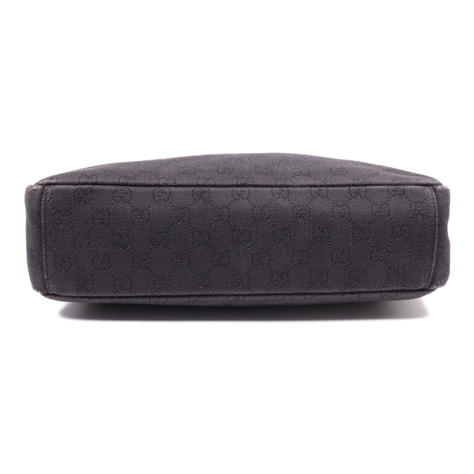 GUCCI 帆布Shoulder Bag銀扣肩背袋