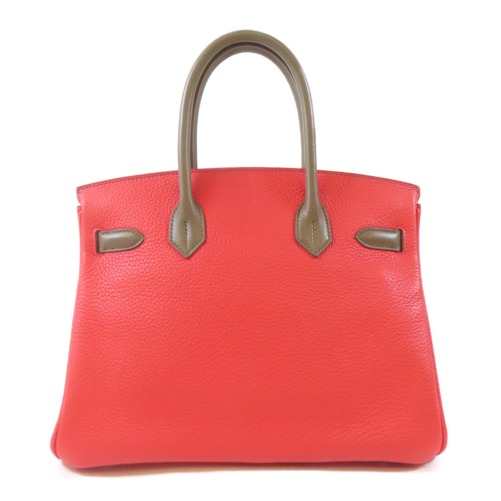 HERMES 【激減優惠】Swift皮革Birkin 30銀扣手挽袋Rose Jaipur/蜜桃紅色/Etoupe/大象灰色