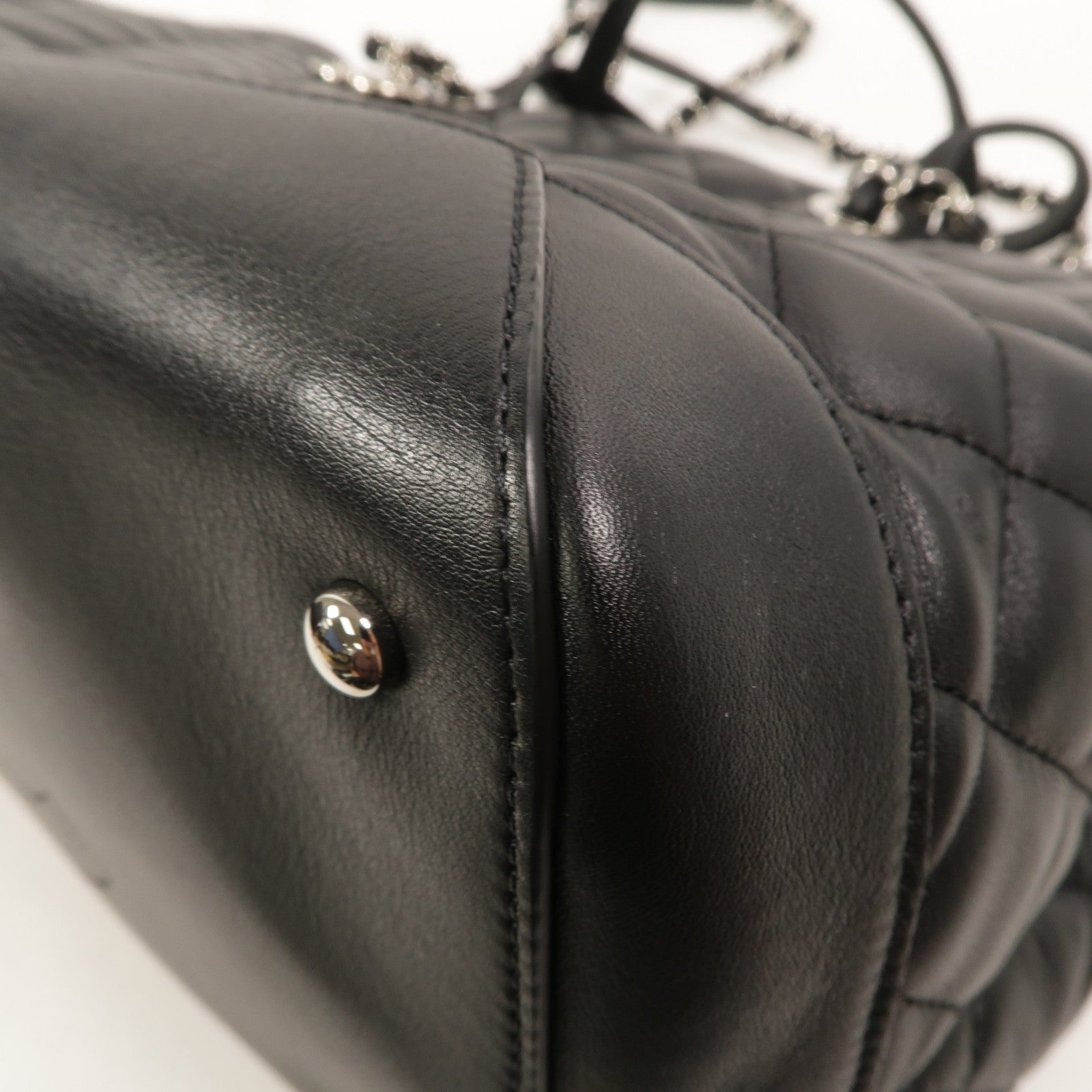 CHANEL 羊皮皮革Tote Bag手挽肩背兩用袋