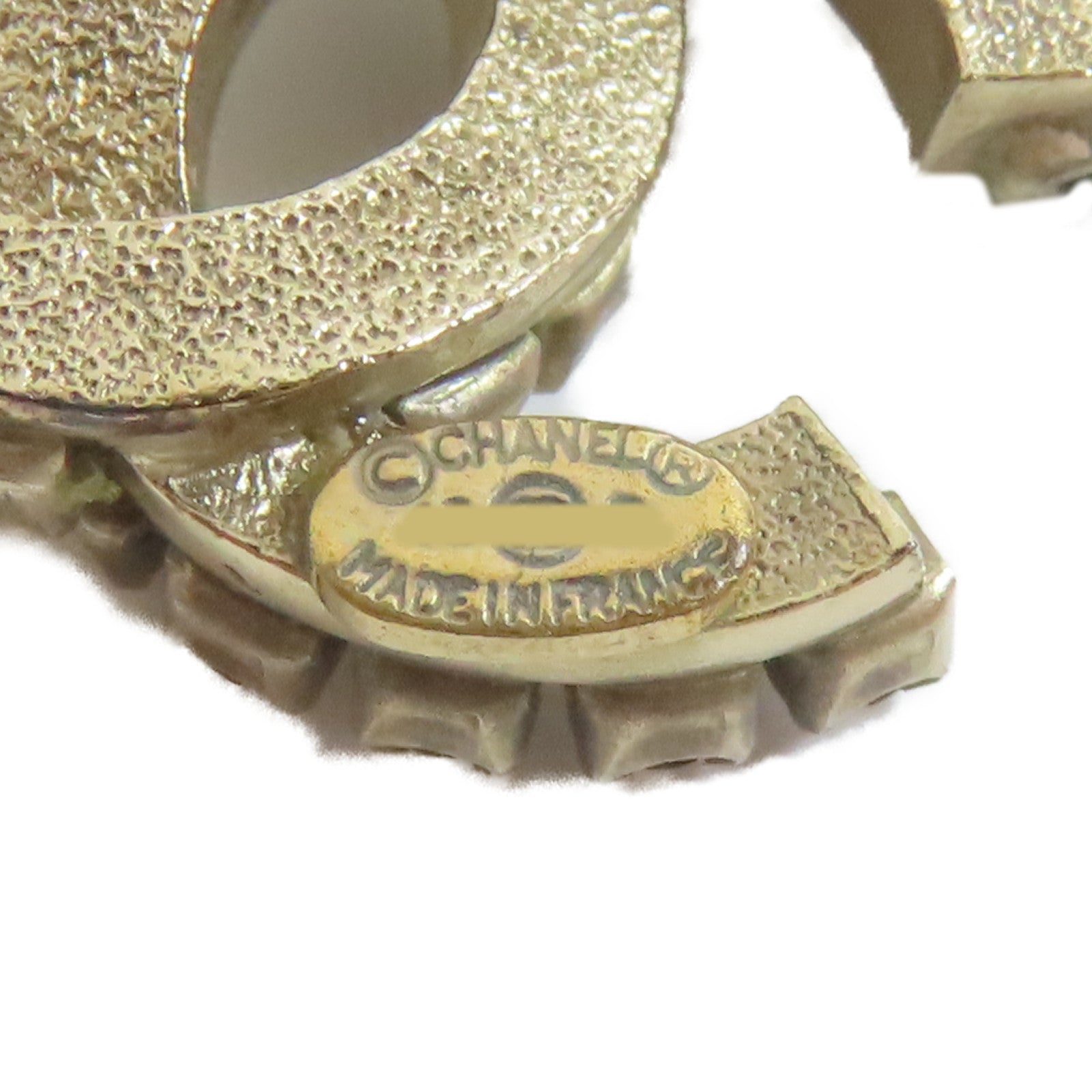 CHANEL 金屬/水晶Earrings耳環金色