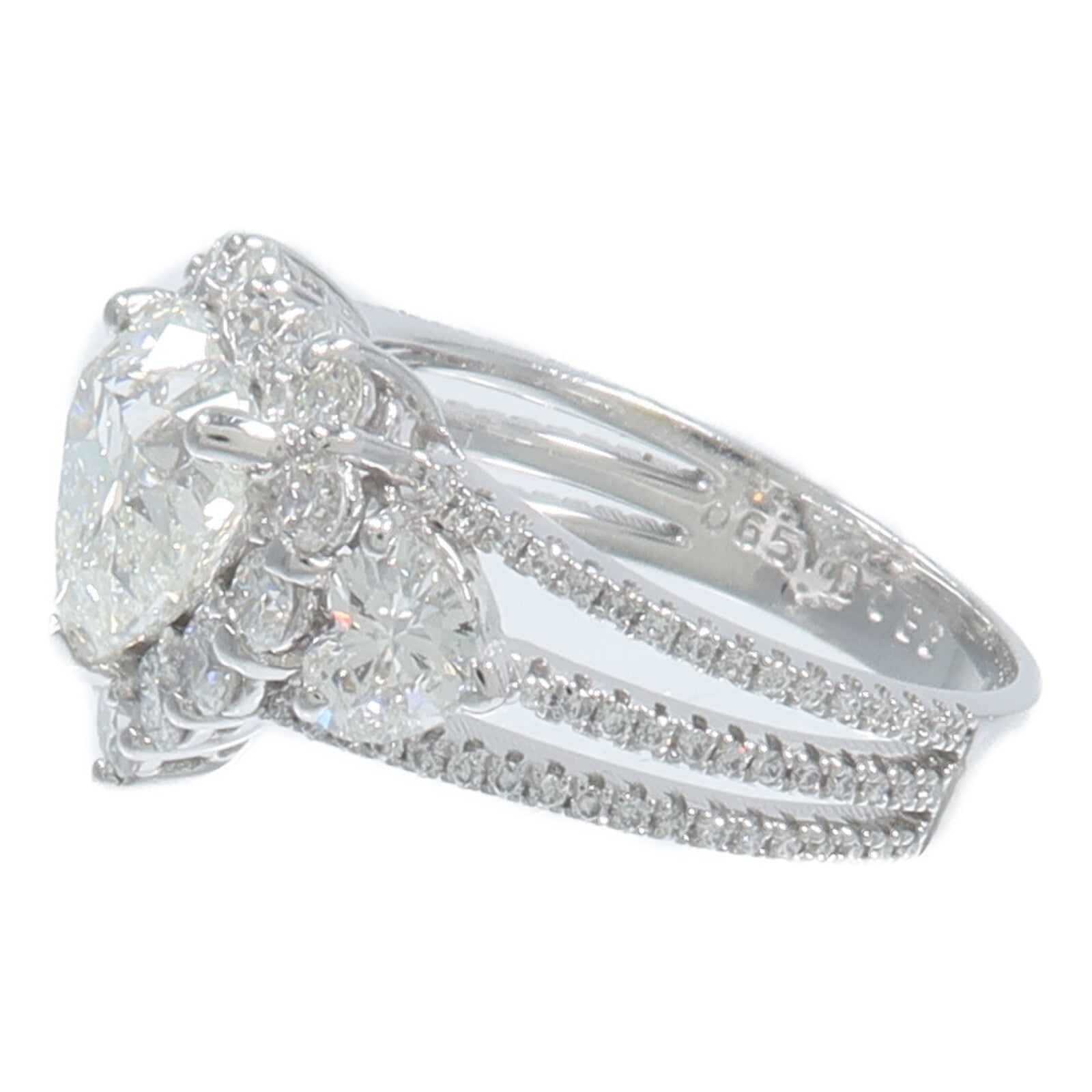 JEWELRY 18K白金Diamond Ring鑽石戒指