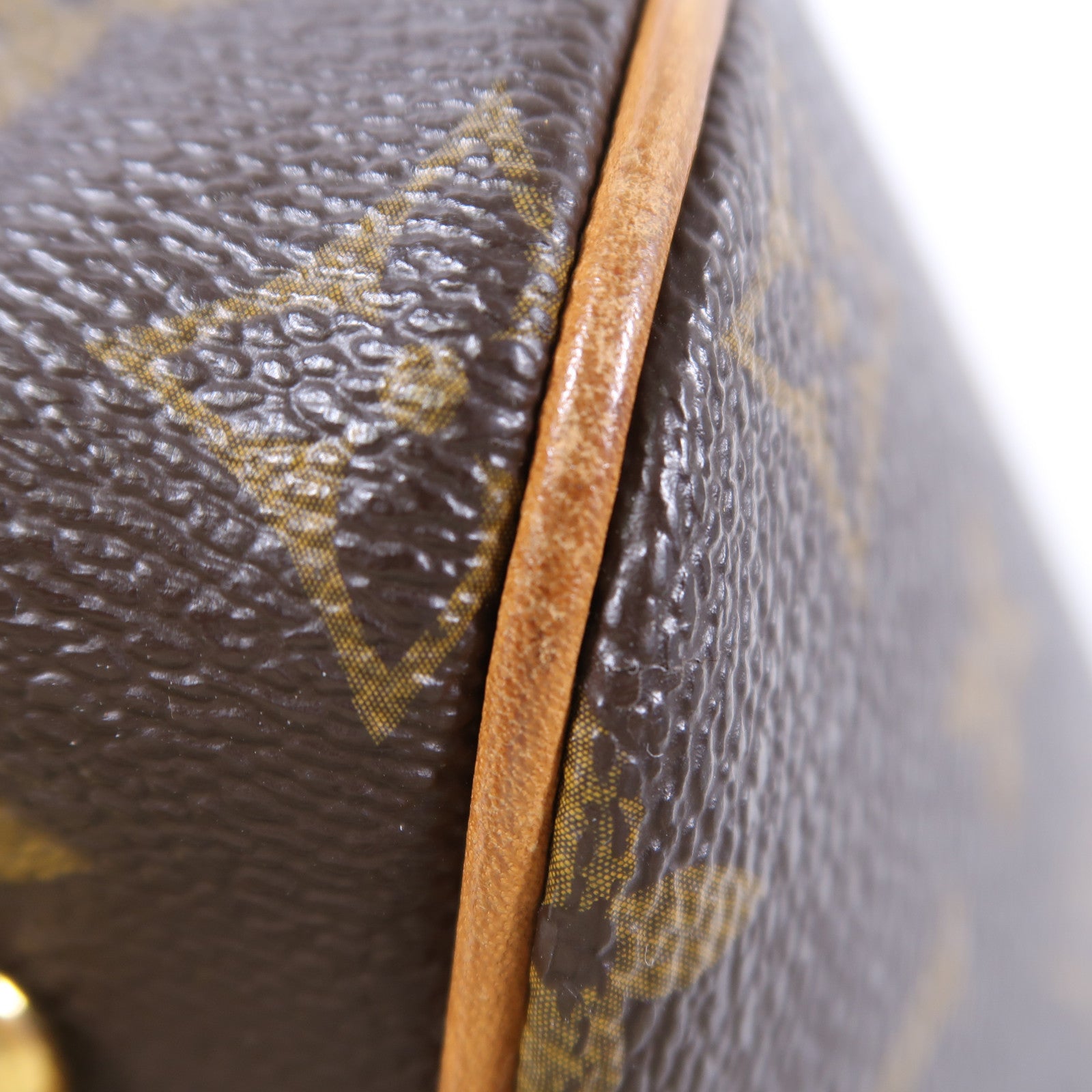 LOUIS VUITTON (PRICE DOWN) LV GHW Tivoli GM Shoulder Bag M40144 Monogram Brown