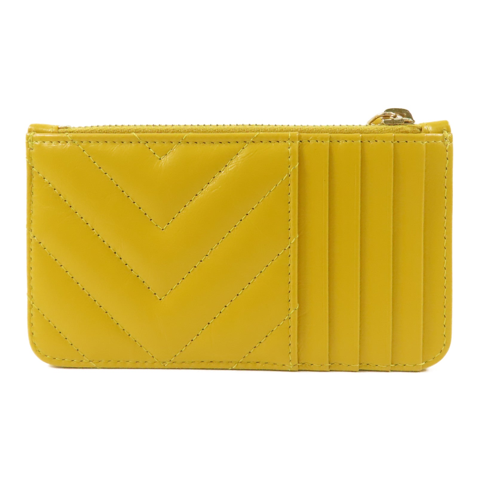 CHANEL 皮革2.55 Card Case金扣卡片套