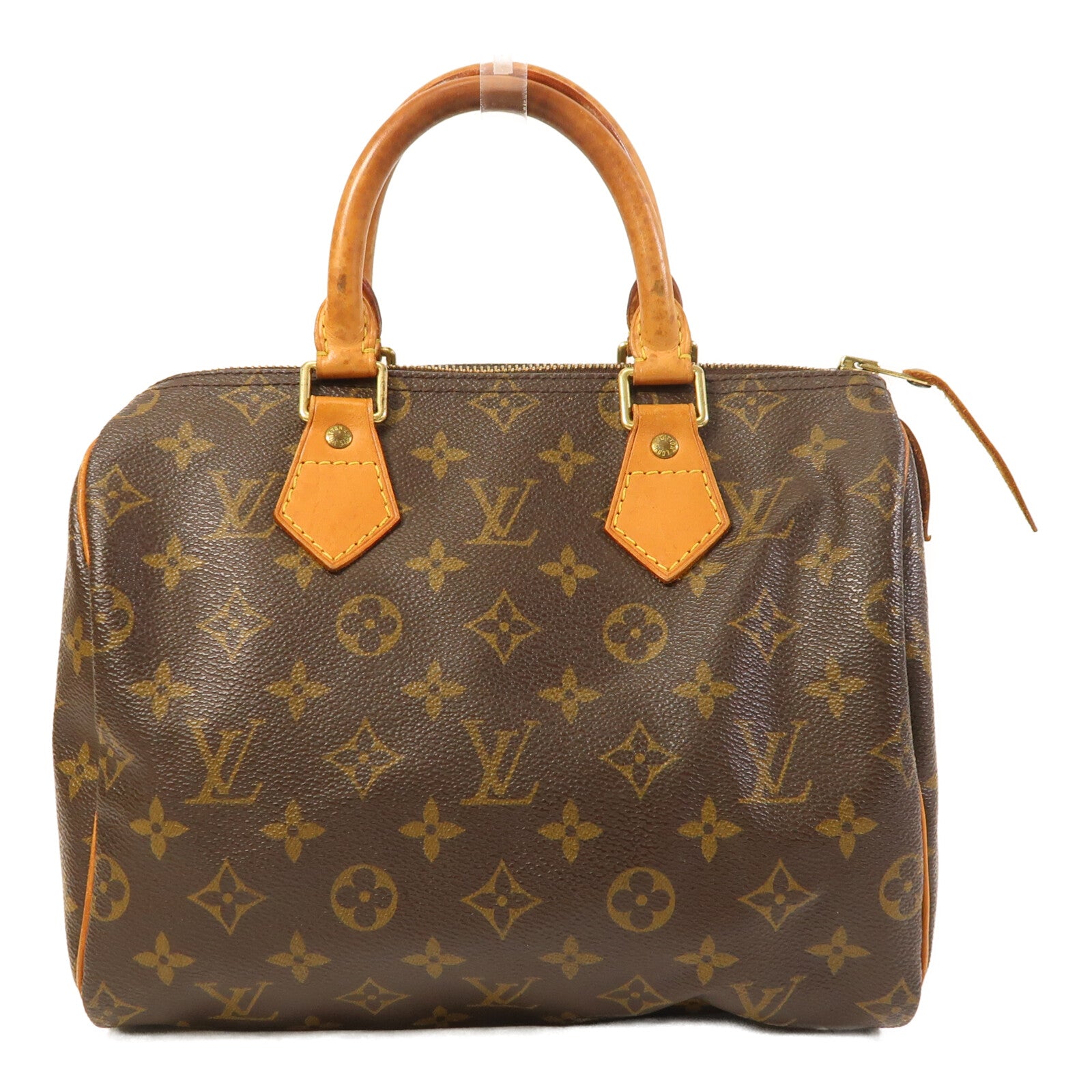 LOUIS VUITTON Monogram Speedy 25金扣手挽袋