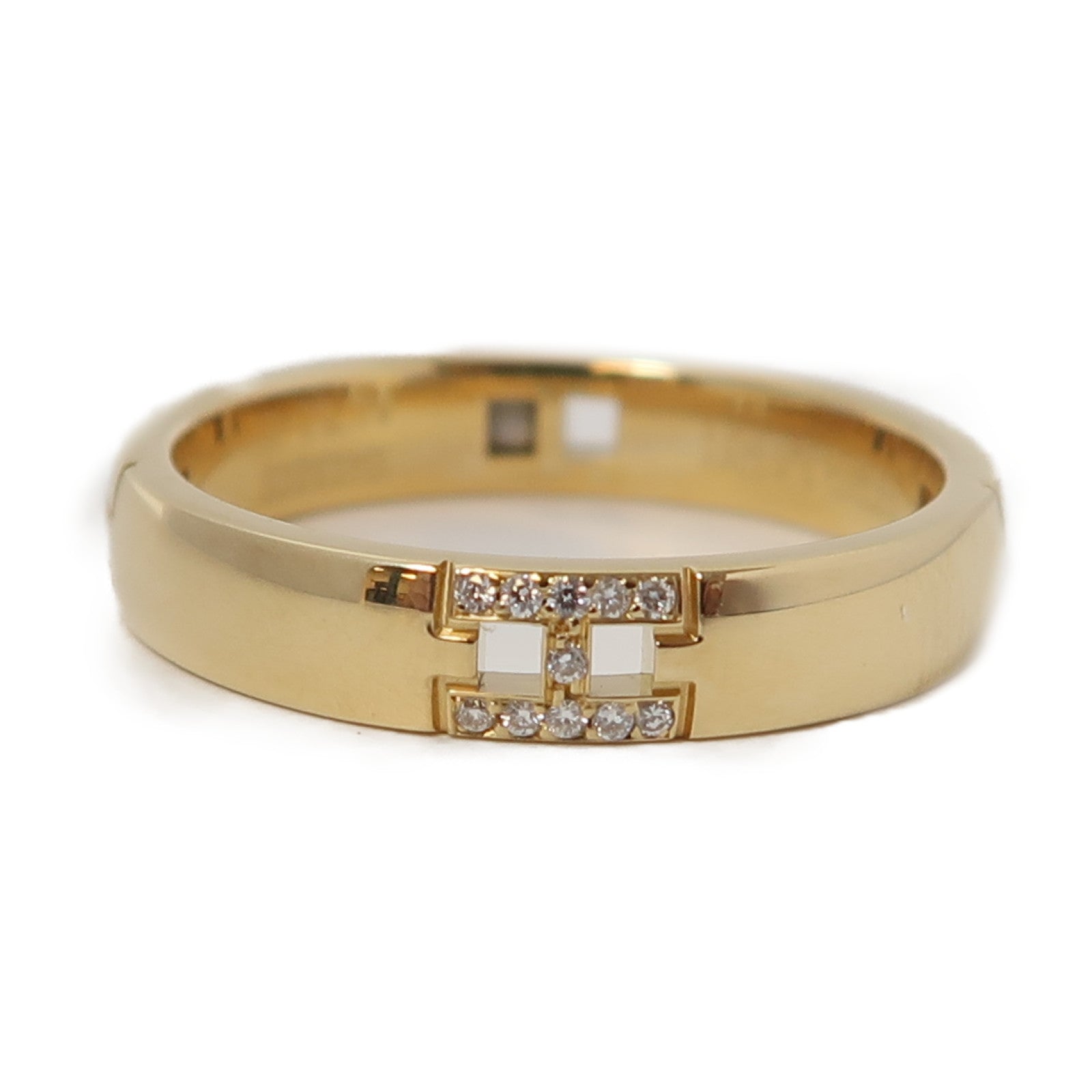 HERMES 18K黃金Hercules戒指US#5.5/Hermes#51