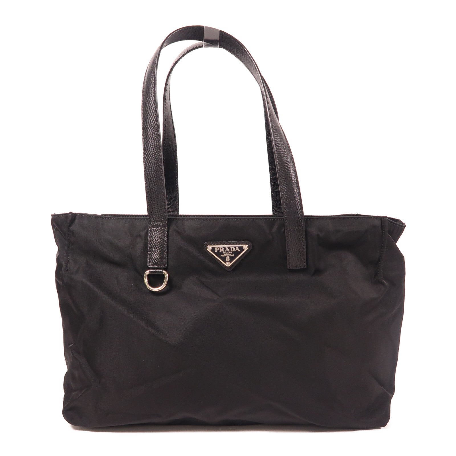 PRADA 尼龍Hand Bag銀扣手挽袋