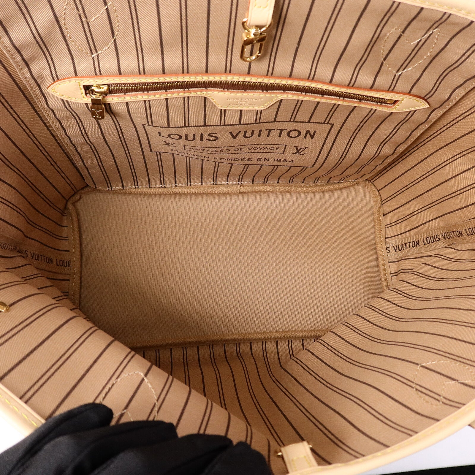 LOUIS VUITTON Monogram Neverfull MM手挽袋