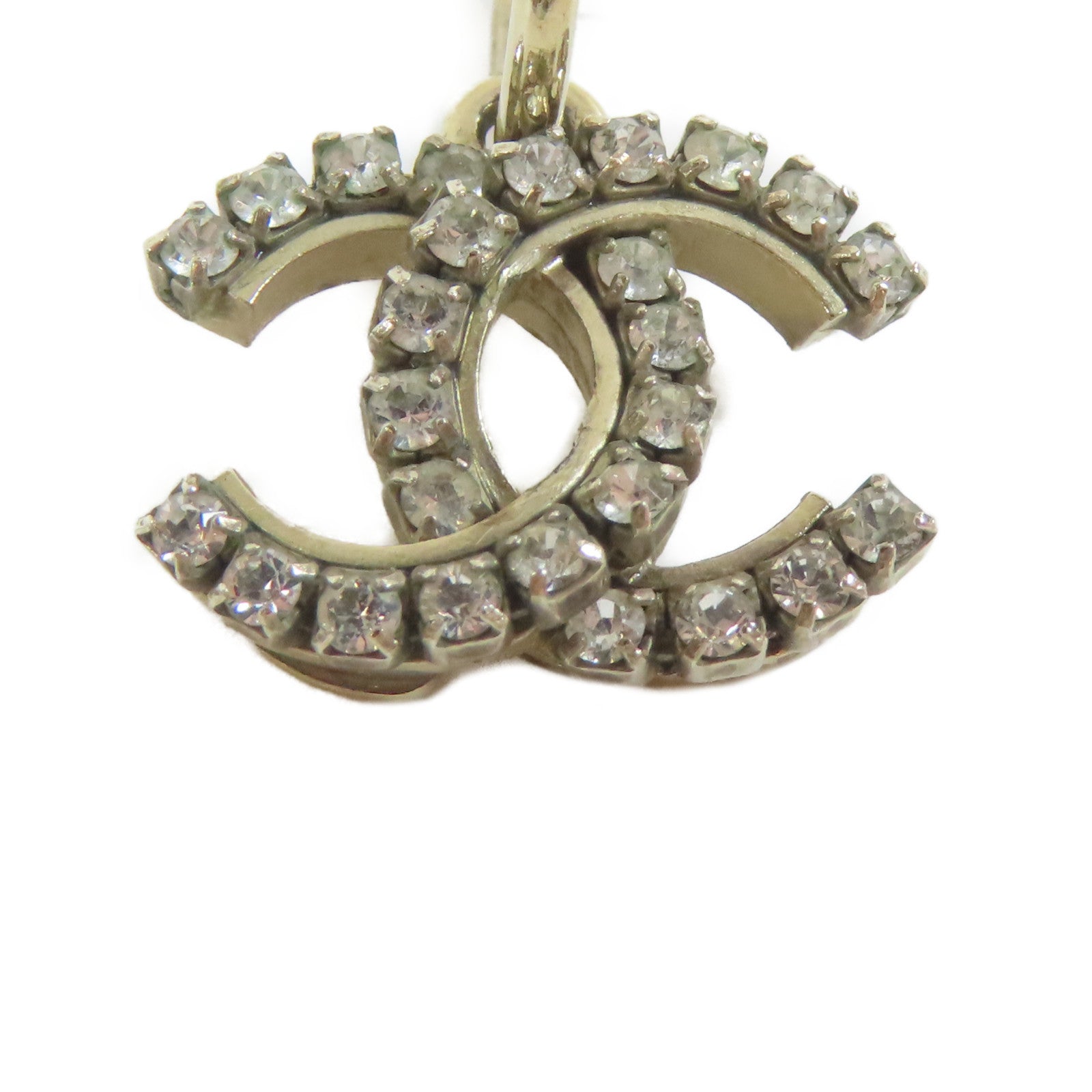 CHANEL 金屬/水晶Earrings耳環金色