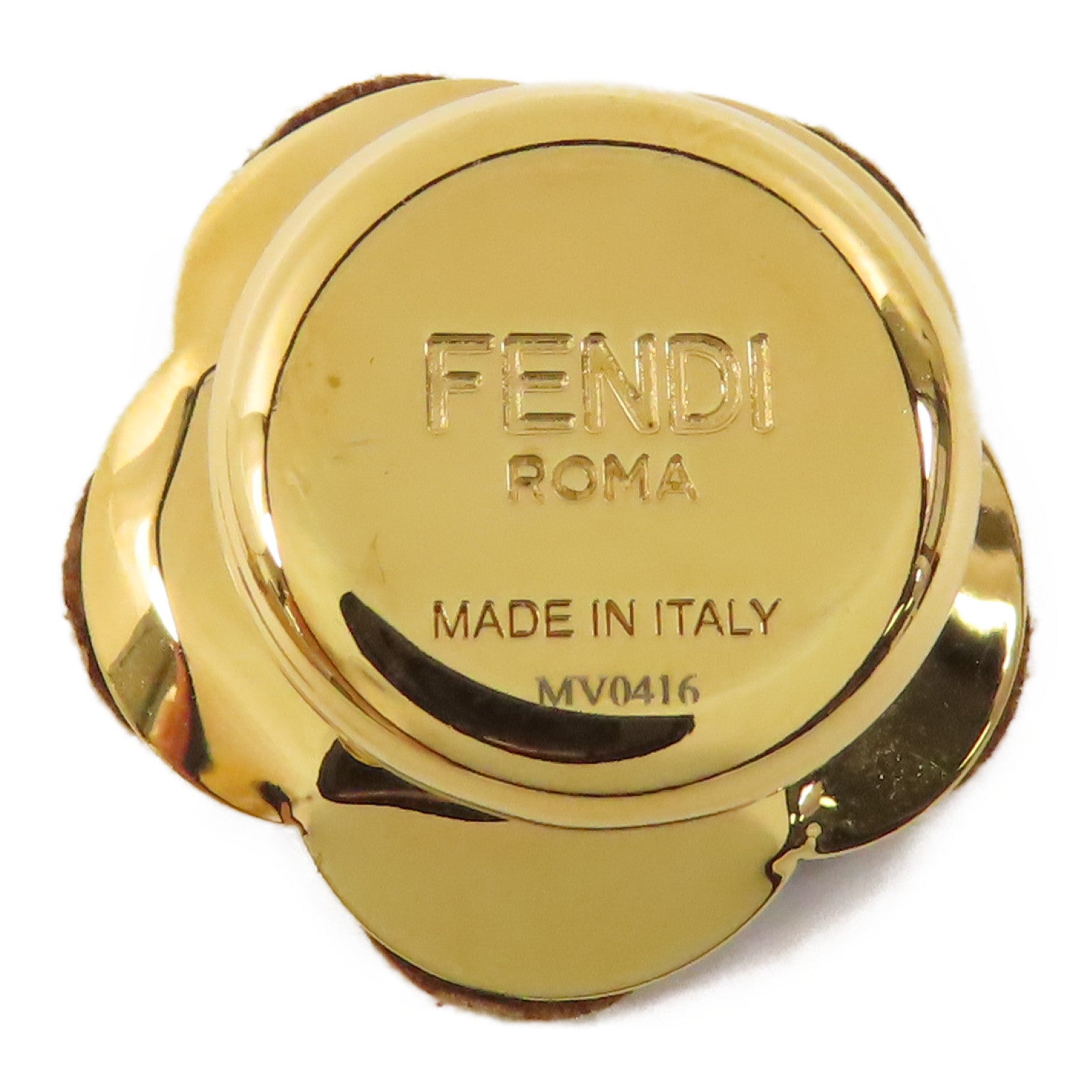 FENDI 【激減優惠】金屬/皮革Brooch胸針