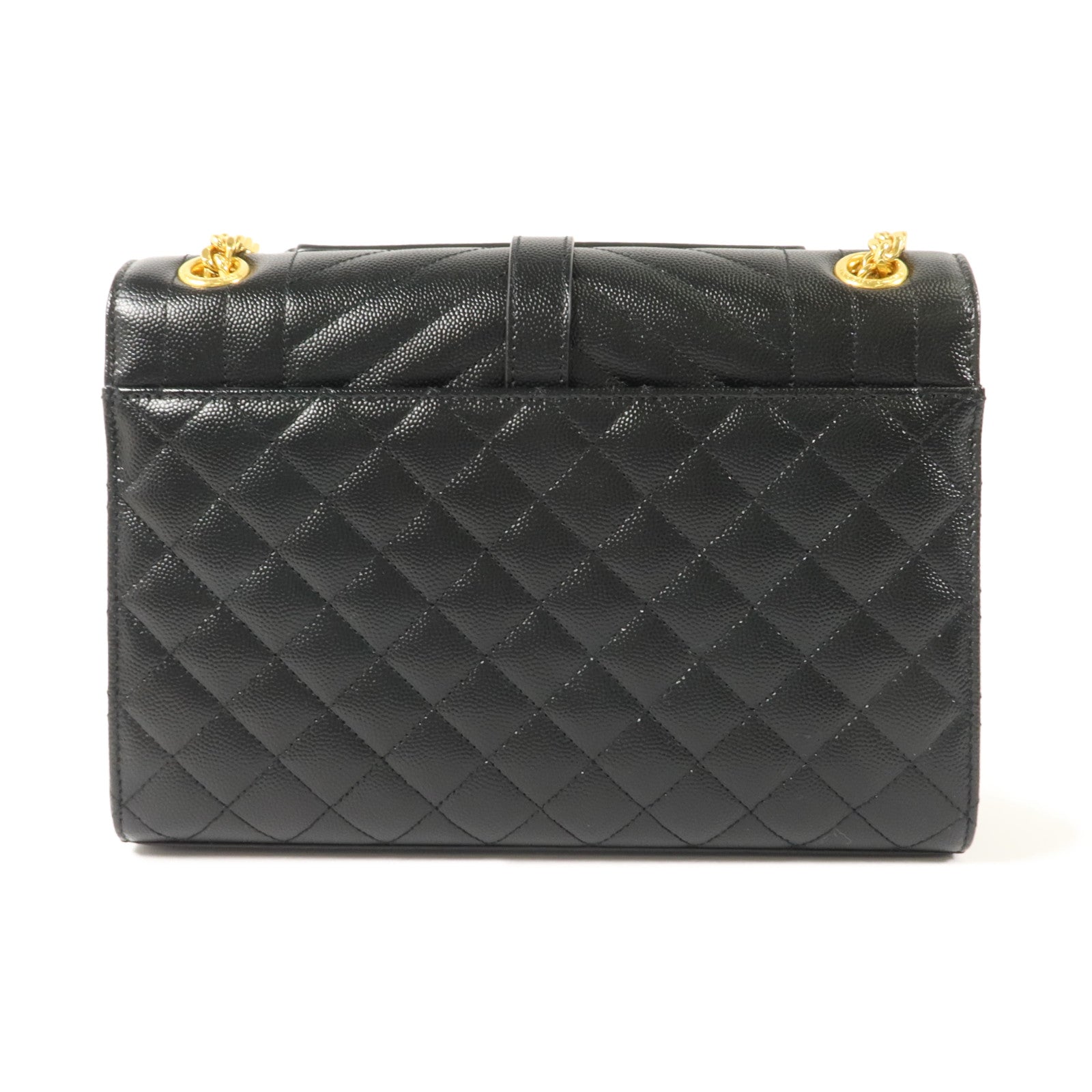 SAINT LAURENT 牛皮皮革Envelope Medium鏈帶肩背袋