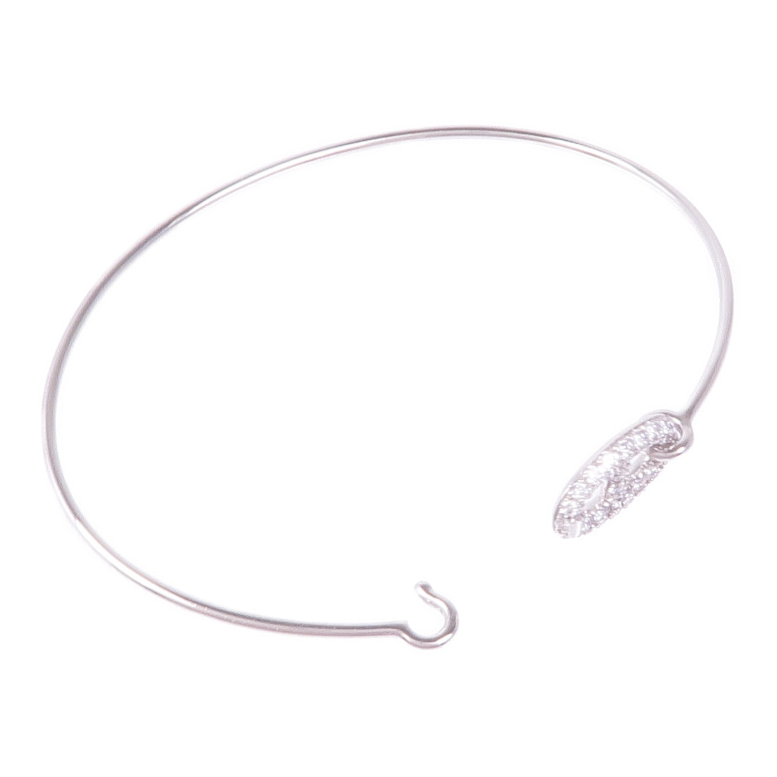 HERMES 18K白金Ronde Chaine D'ancre Diamond Bracelet鑽石手鏈