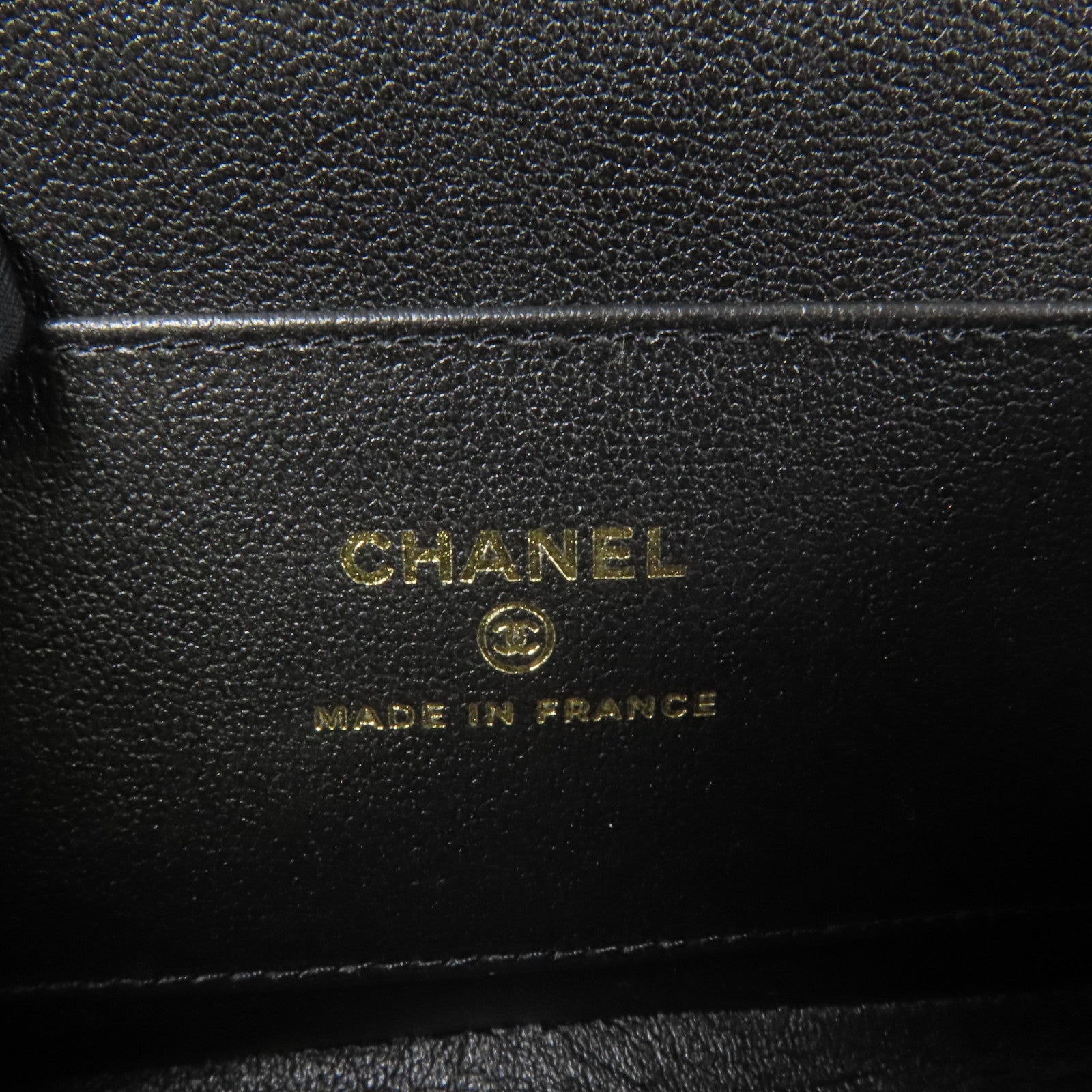 CHANEL 牛皮皮革Chain Shoulder金扣肩背袋