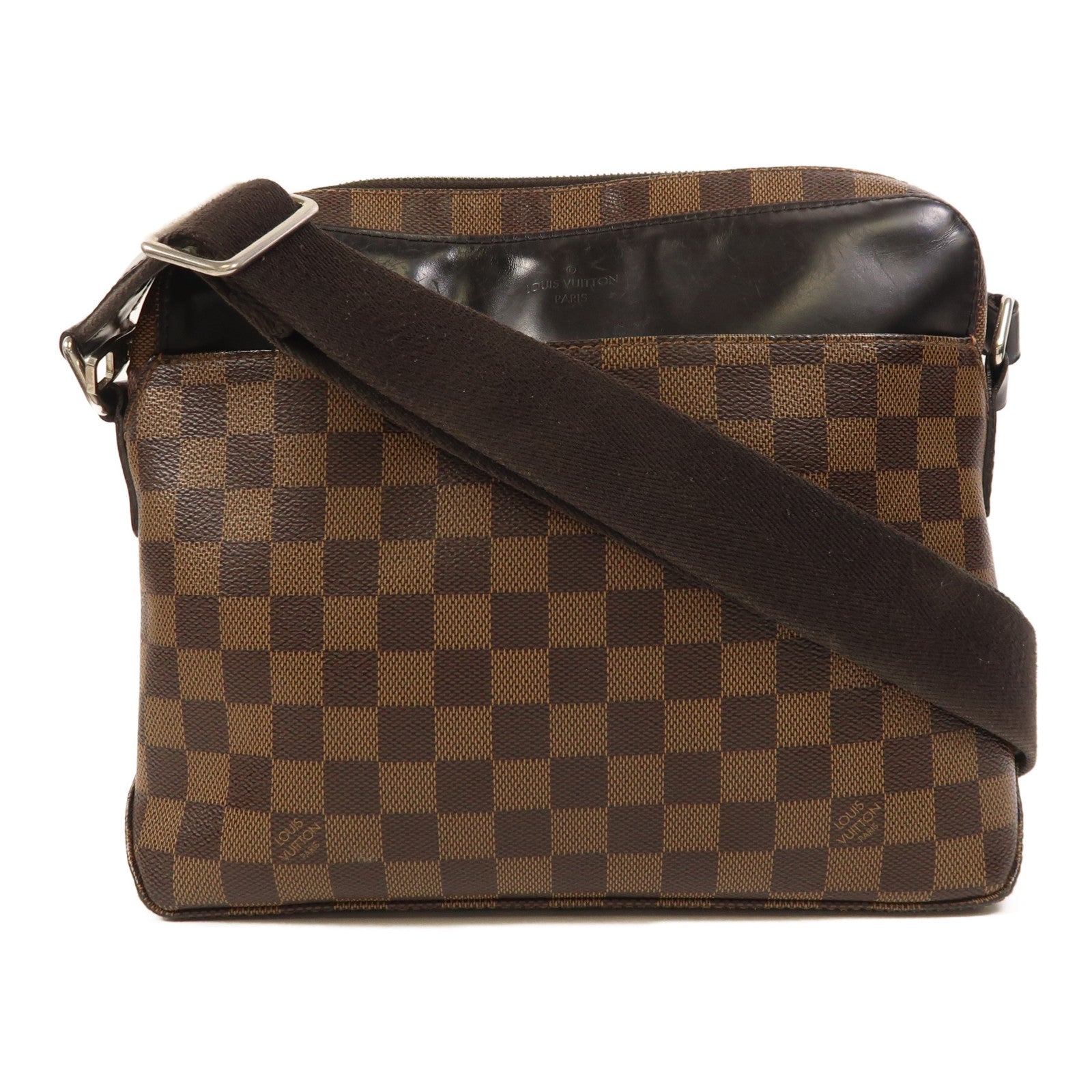 LOUIS VUITTON 【激減優惠】Damier Jake Messenger PM銀扣肩背袋