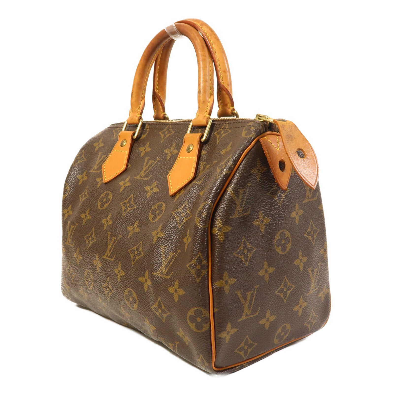 LOUIS VUITTON Monogram Speedy 25金扣手挽袋