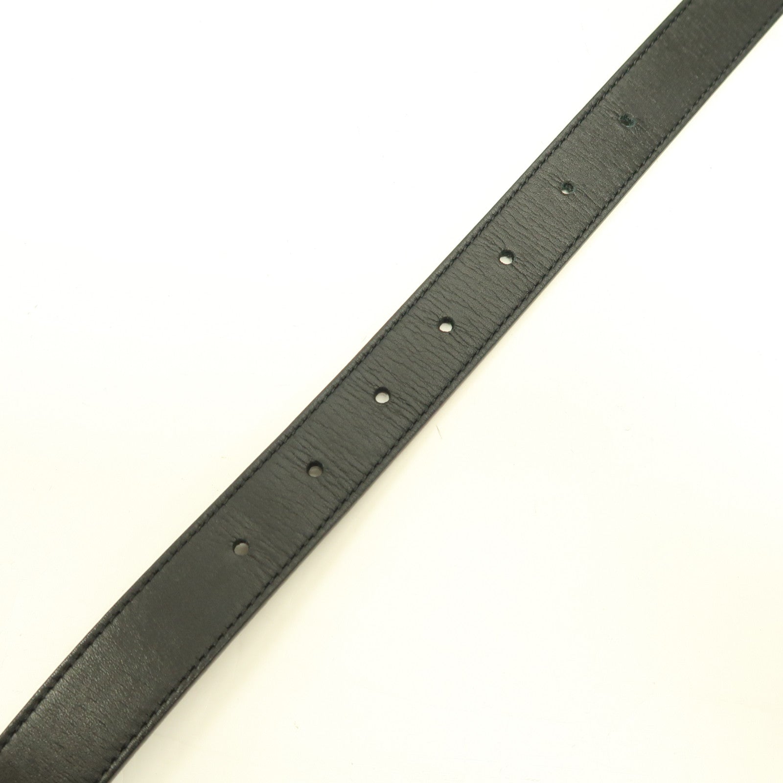 GUCCI 牛皮皮革Belt金扣皮帶黑色