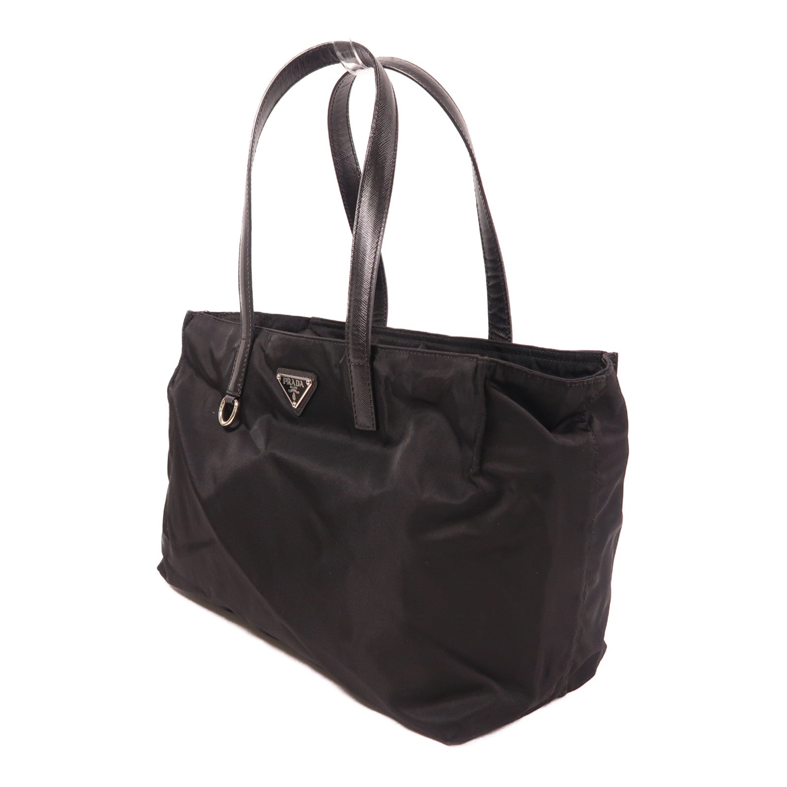 PRADA 尼龍Hand Bag銀扣手挽袋